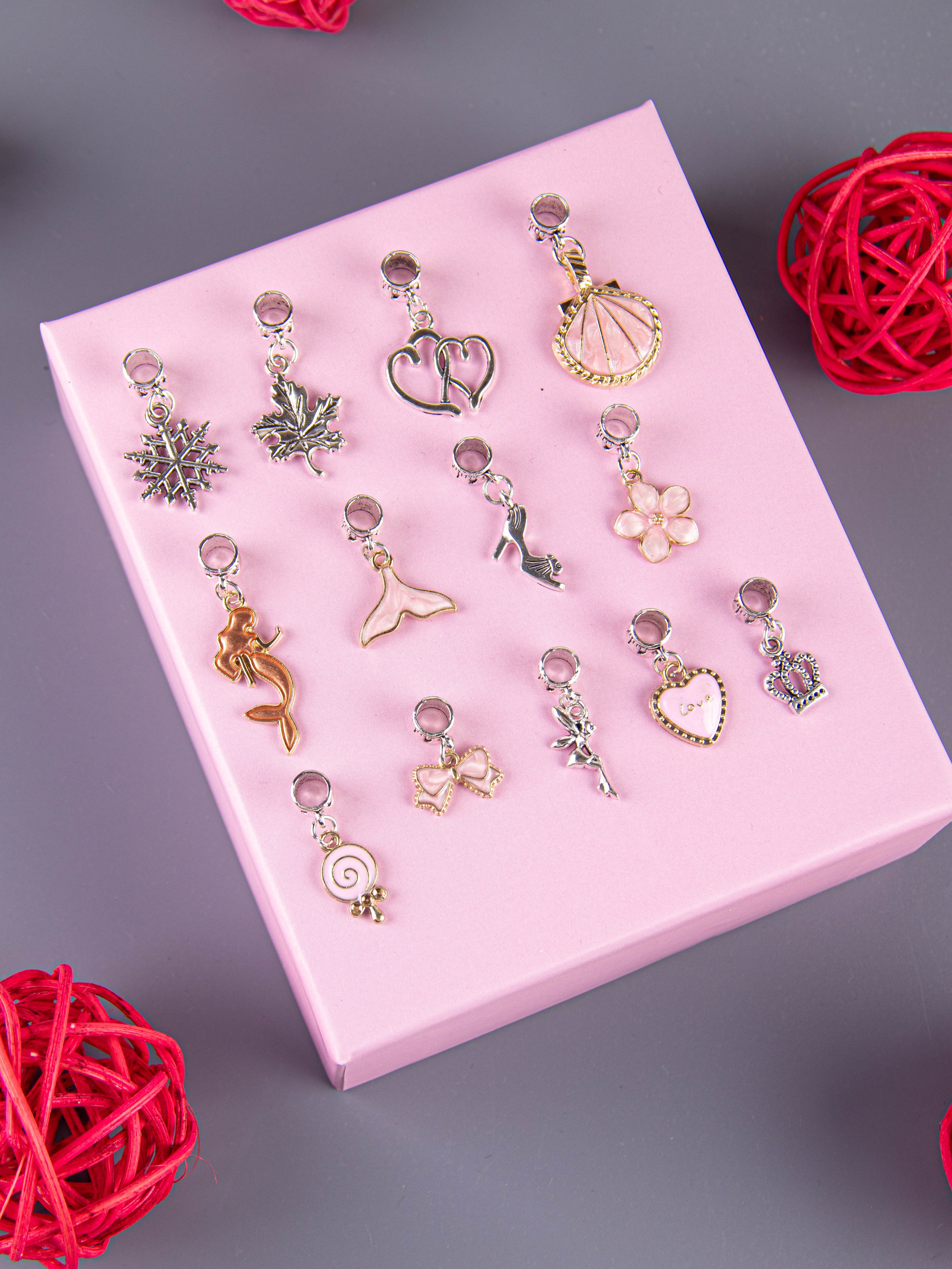 Наборы по созданию браслетов (розовый). «Матрица»