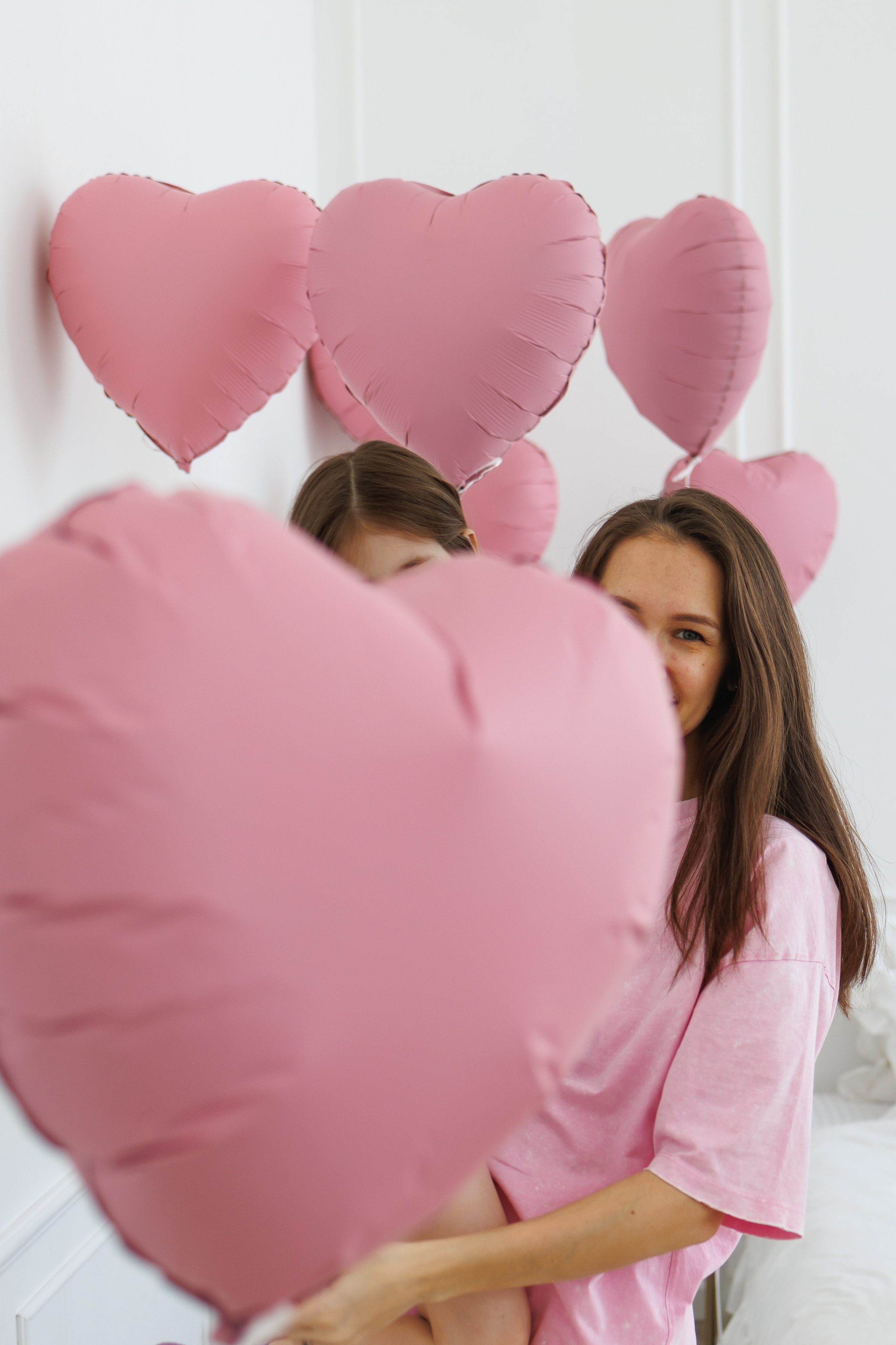 Весенняя фотосессия для мамы и дочки