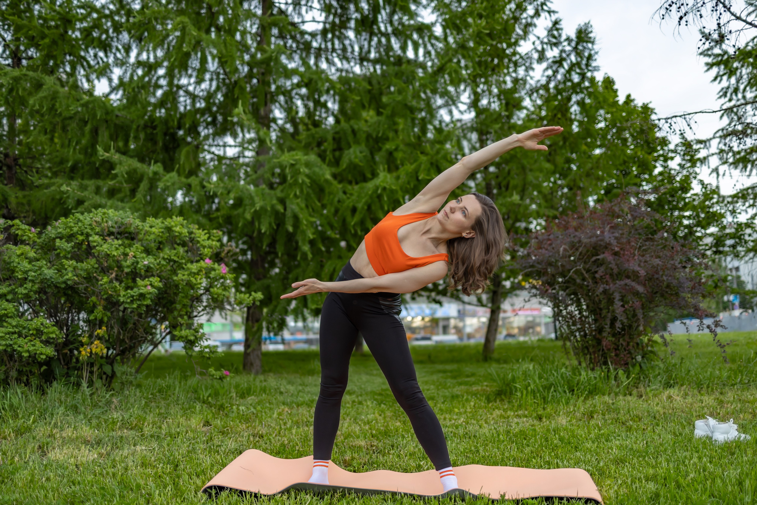 Спортивная фотосессия с хула хупом и йога, пилатес. Репортажный, семейный и студийный фотограф в Москве Демин Алексей