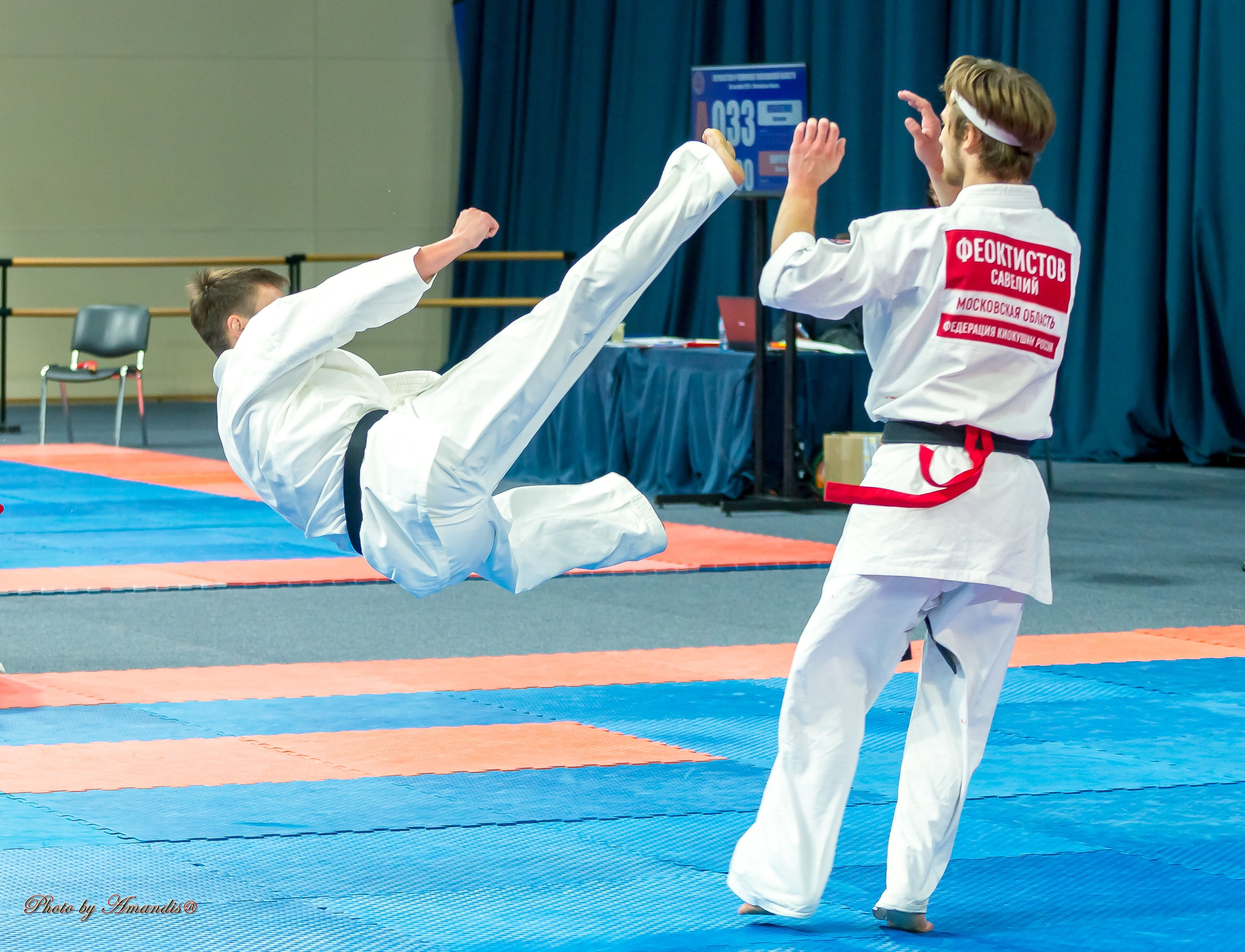 Первенство Московской области по Киокушин в СК «Жаворонки». Репортажная съемка в Москве и области. Анималистика