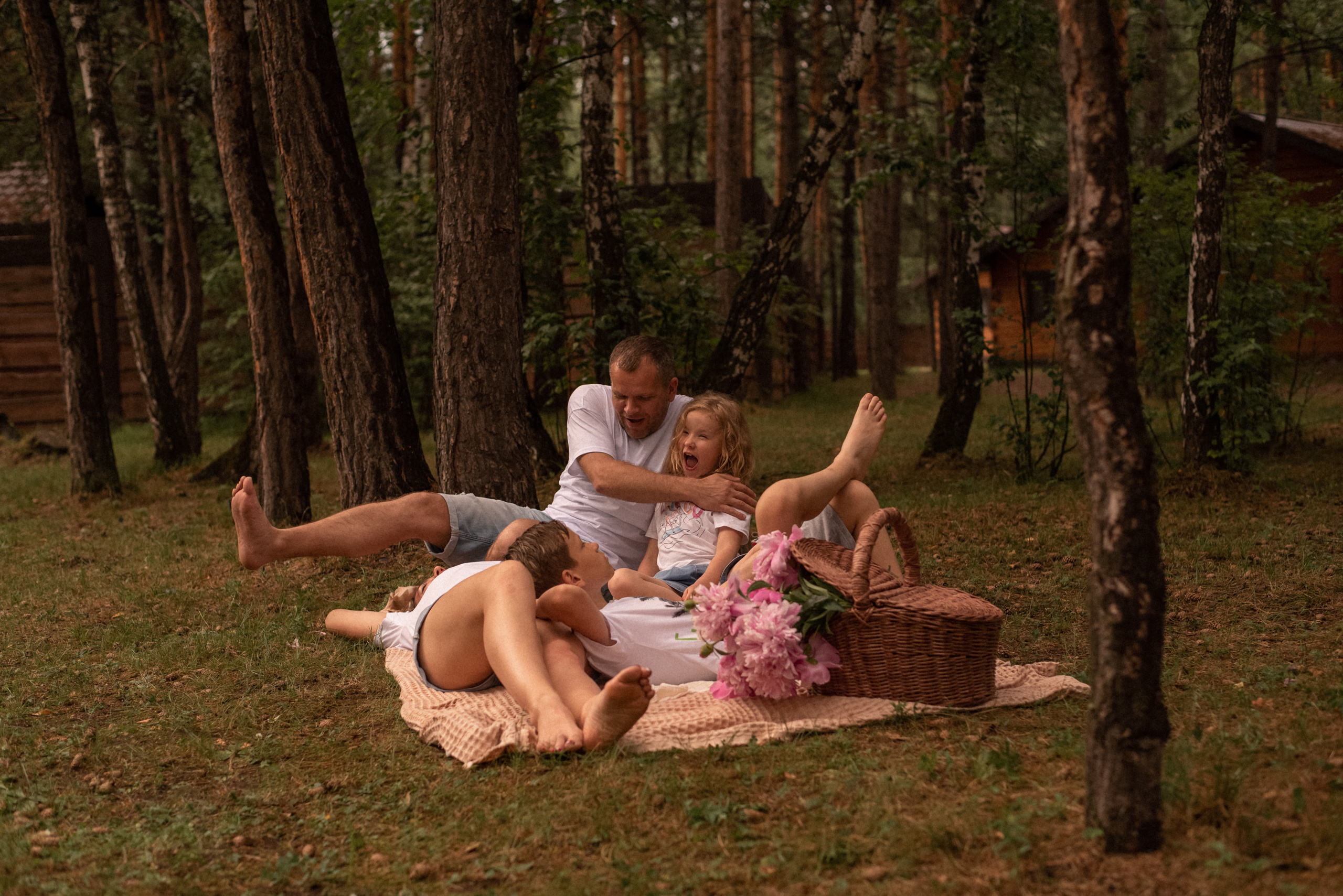 Летний, семейный пикник. Фотограф  Потапова Анна