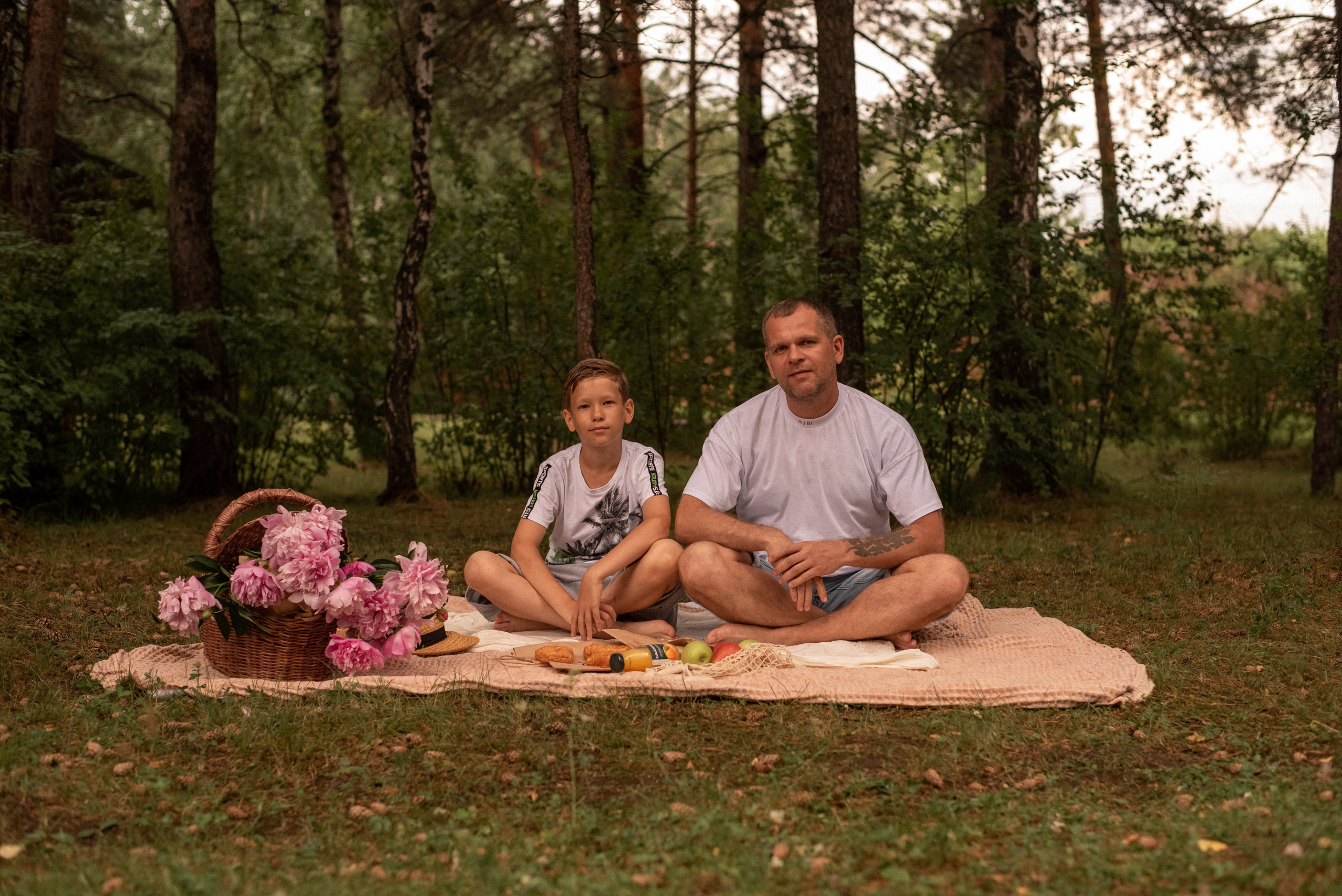 Летний, семейный пикник. Фотограф  Потапова Анна