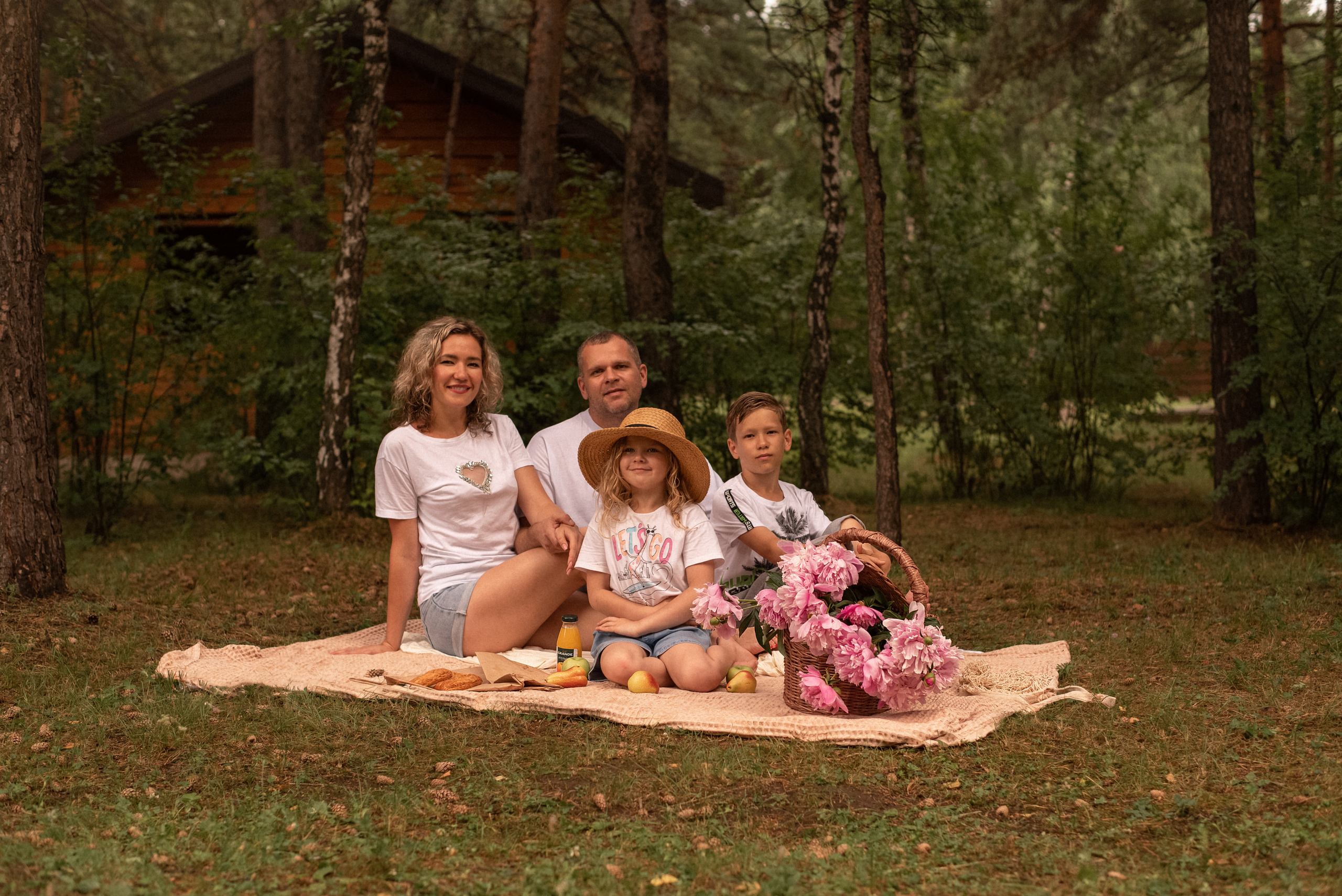 Летний, семейный пикник. Фотограф  Потапова Анна