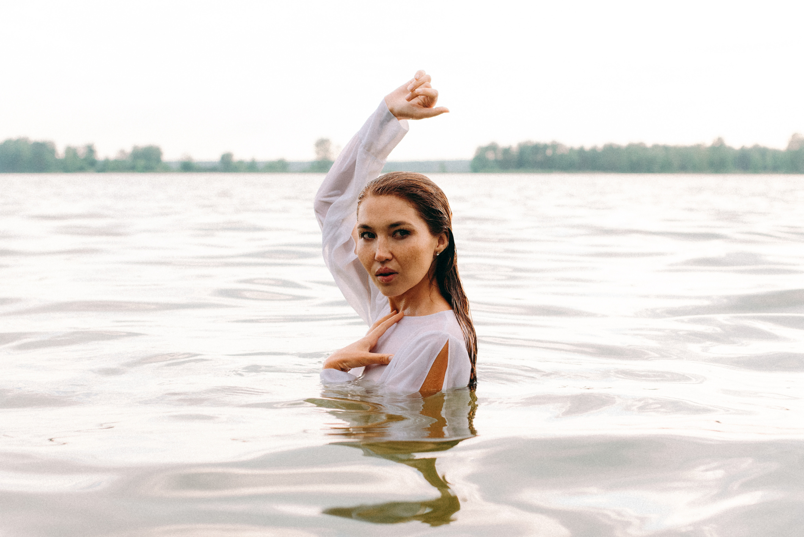 На озере. Фотограф  Потапова Анна