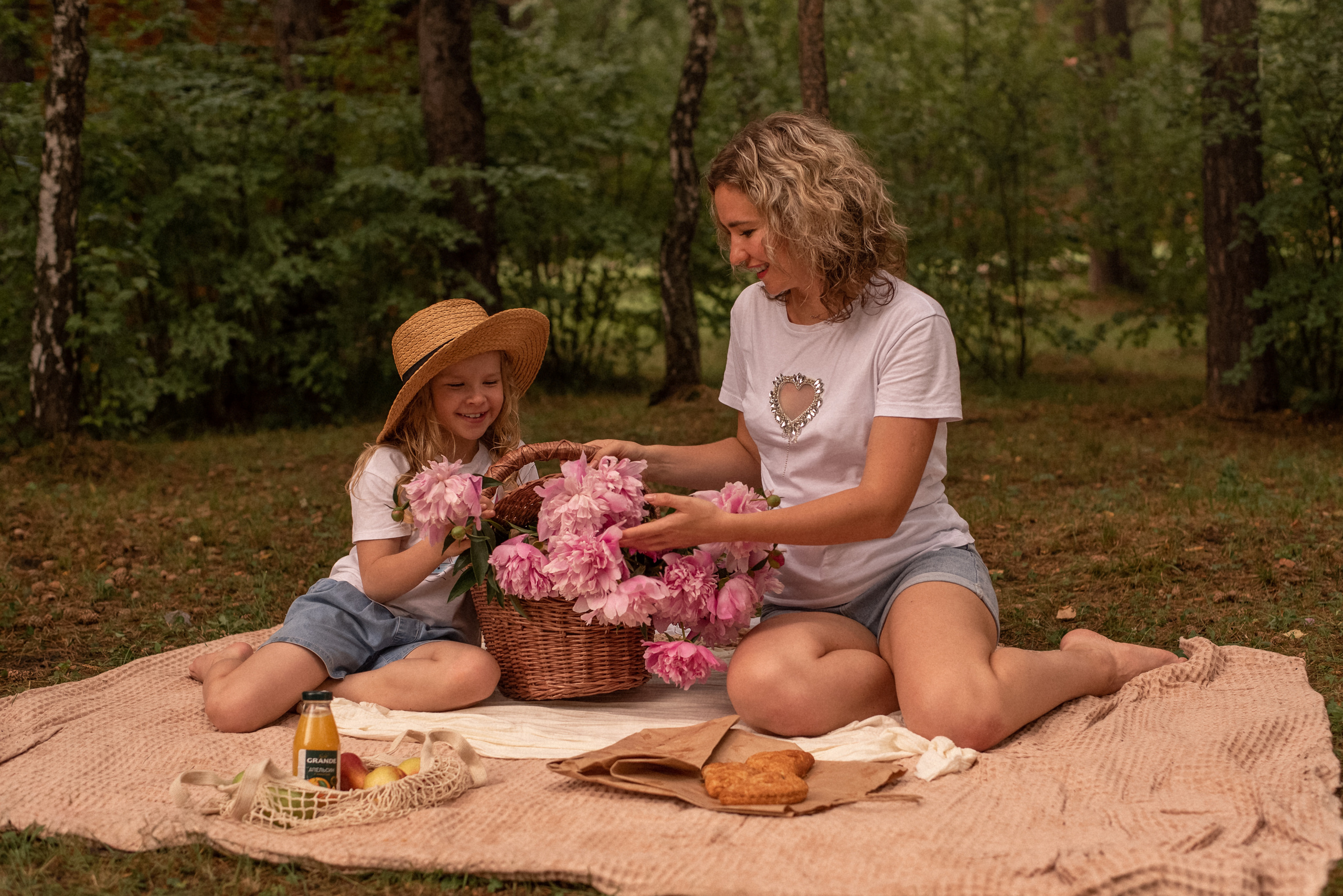 Летний, семейный пикник. Фотограф  Потапова Анна