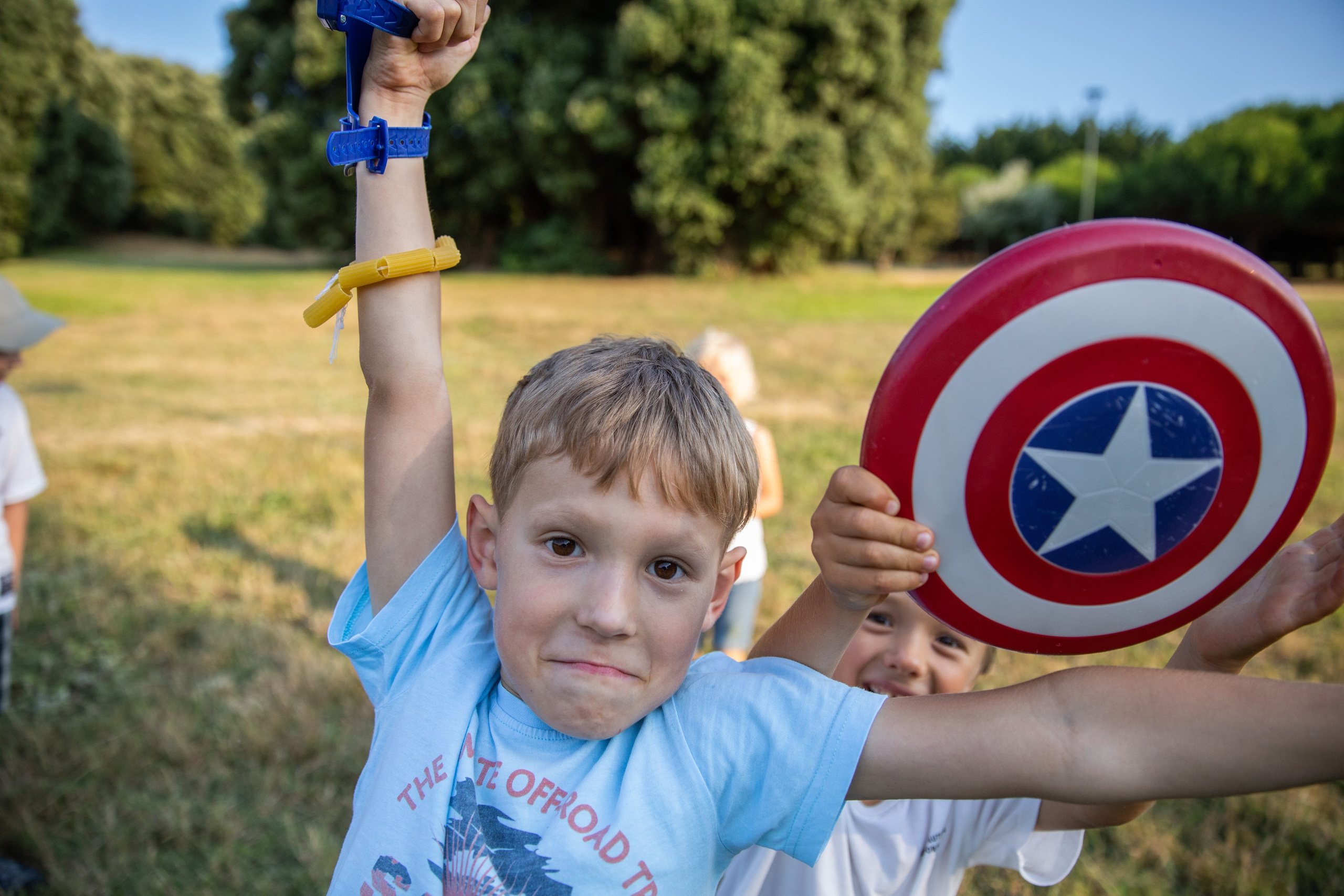 Children's birthday party in the park