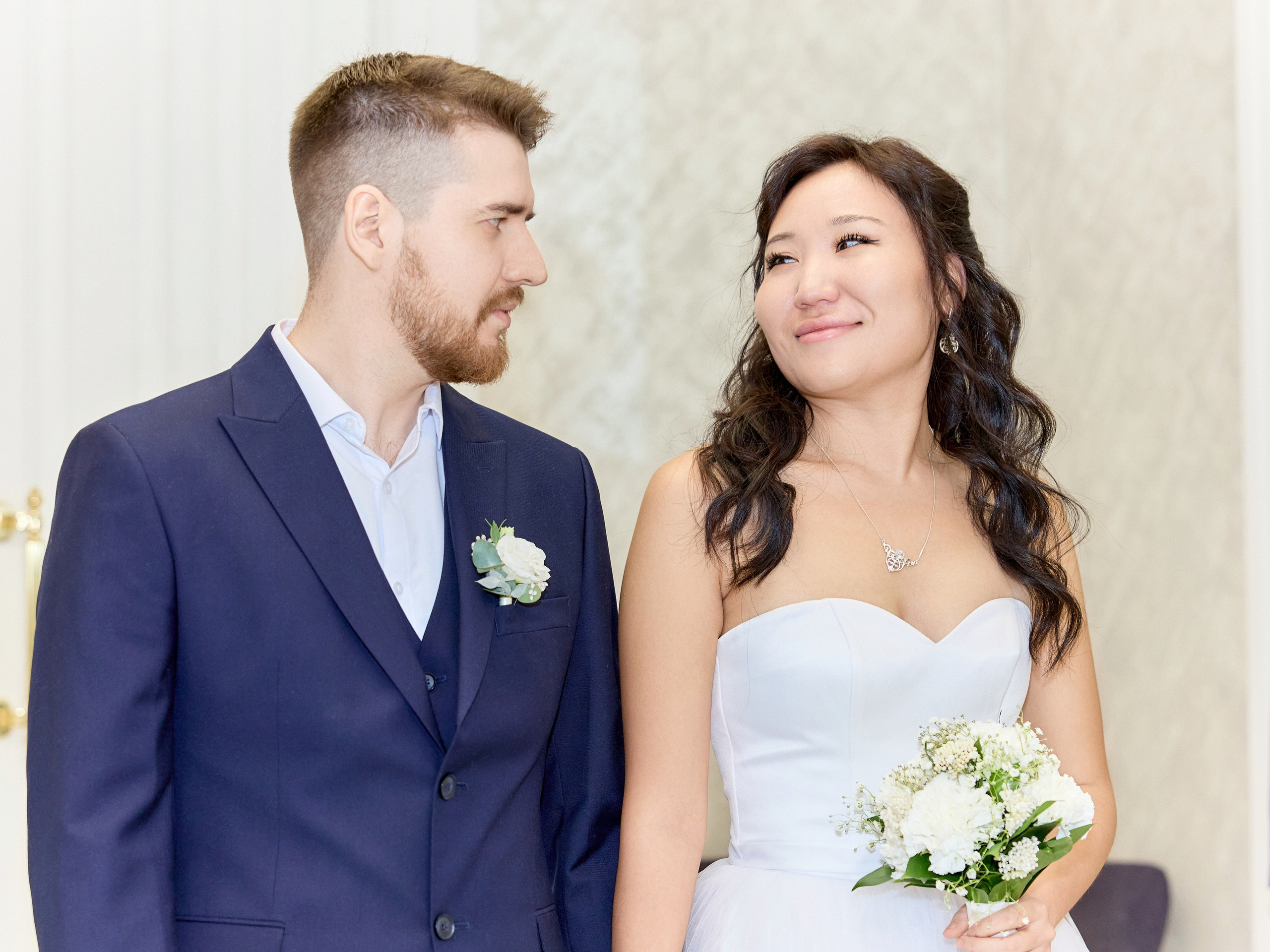 Регистрация брака в Кутузовском ЗАГСе в Москве Александры и Феора