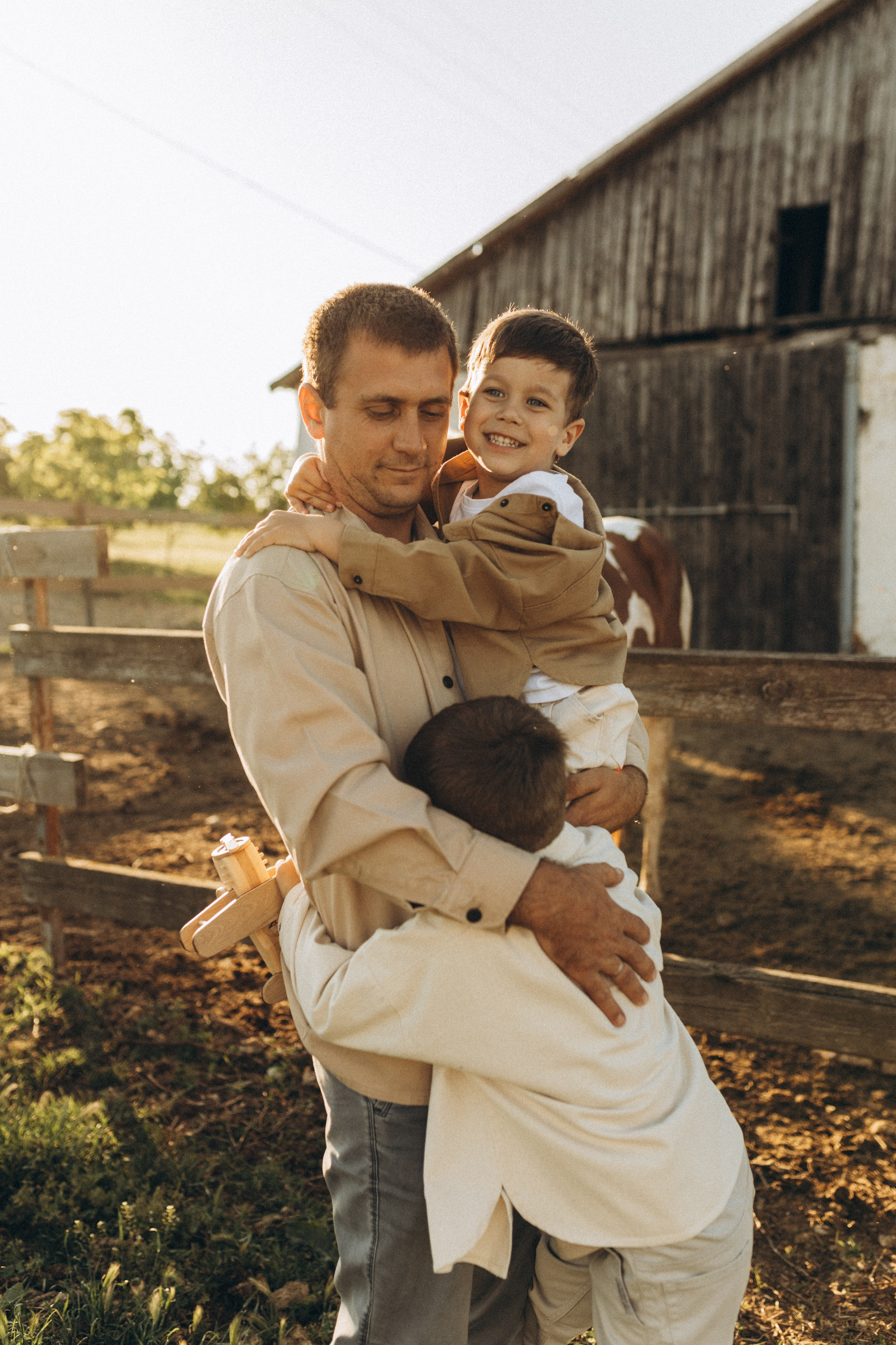 Закат на ферме. Семейный фотограф в Новороссийске и Анапе Александра Яковлева