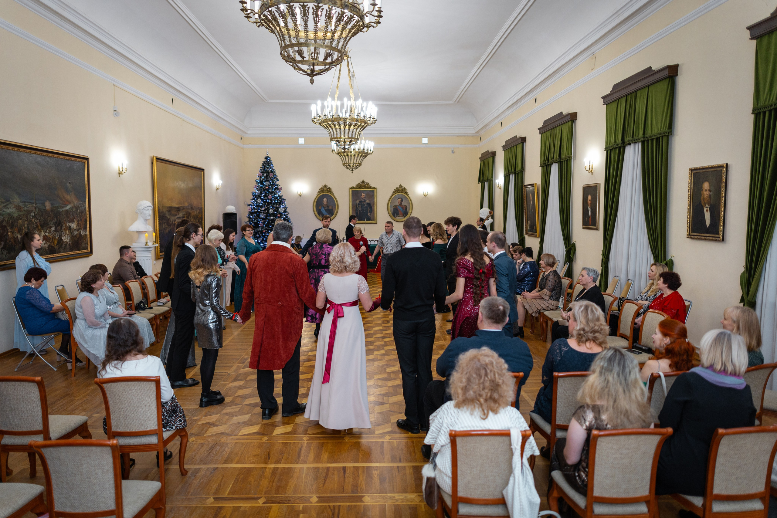 Новогодний бал в музее А. П. Чехова. Фотограф Наталья Матвеева