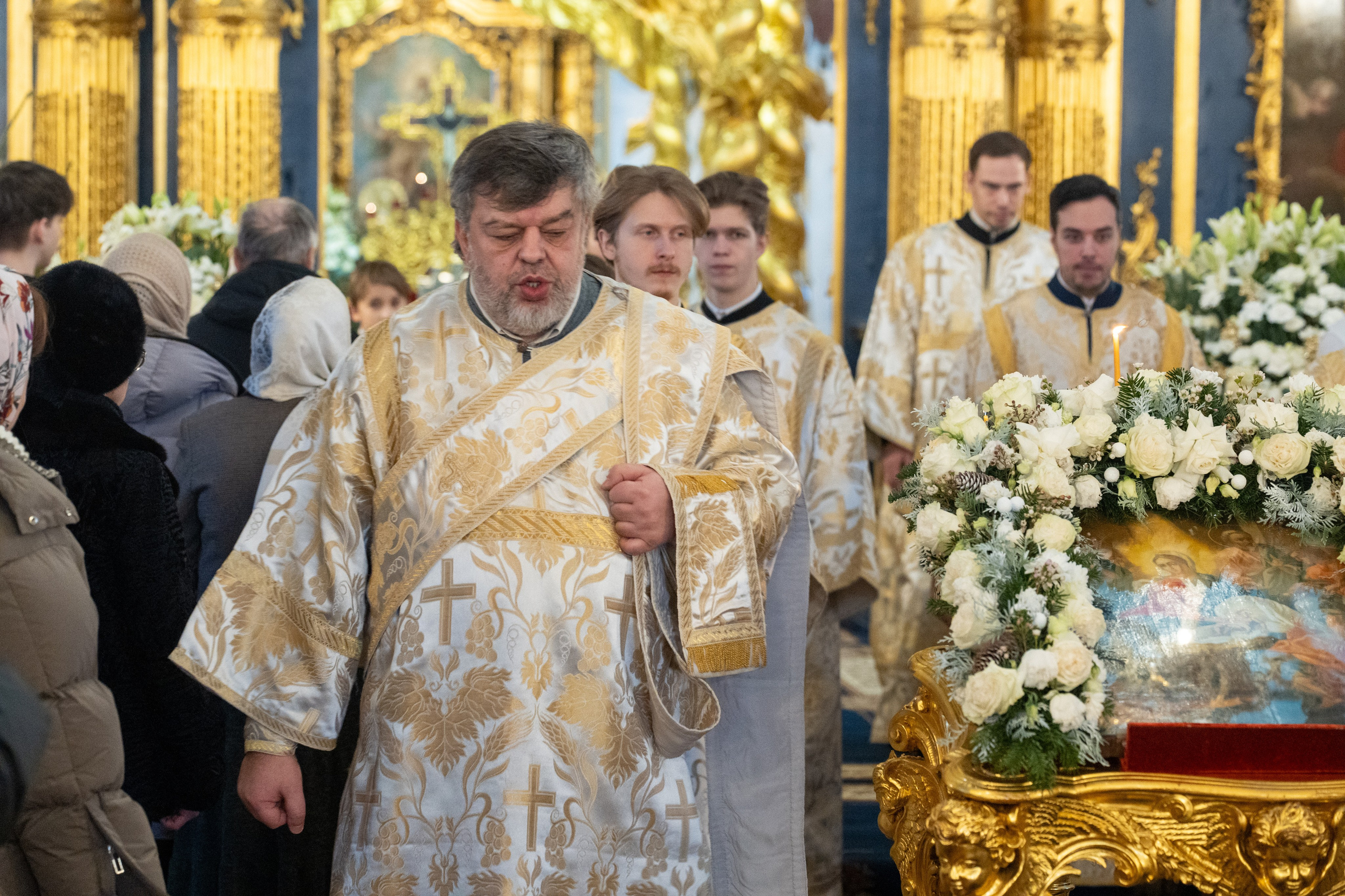 Неделя 31-я по Пятидесятнице, по Рождестве Христовом. Попразднство Рождества Христова. Правв. Иосифа Обручника, Давида царя и Иакова. НИКОЛО-БОГОЯВЛЕНСКИЙ МОРСКОЙ СОБОР