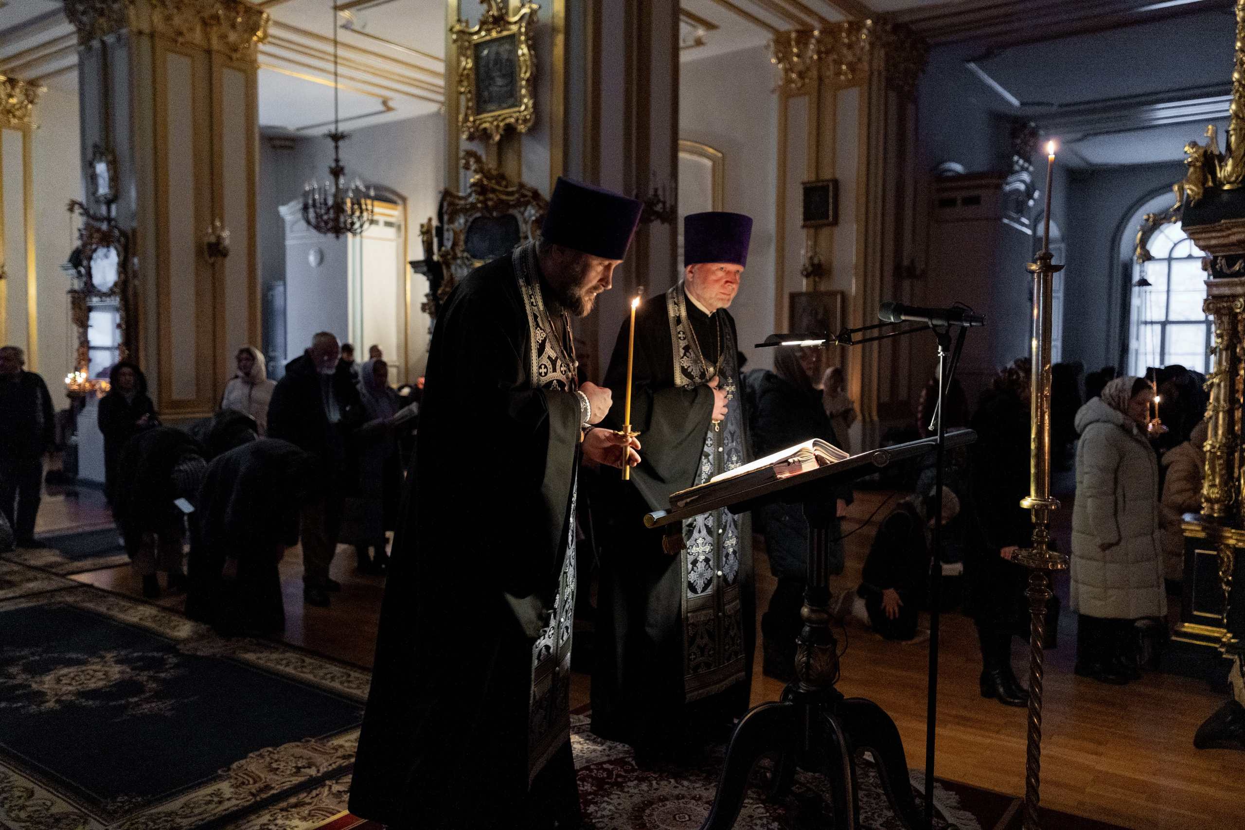 Великое повечерие с чтением Великого покаянного канона преп. Андрея Критского. НИКОЛО-БОГОЯВЛЕНСКИЙ МОРСКОЙ СОБОР