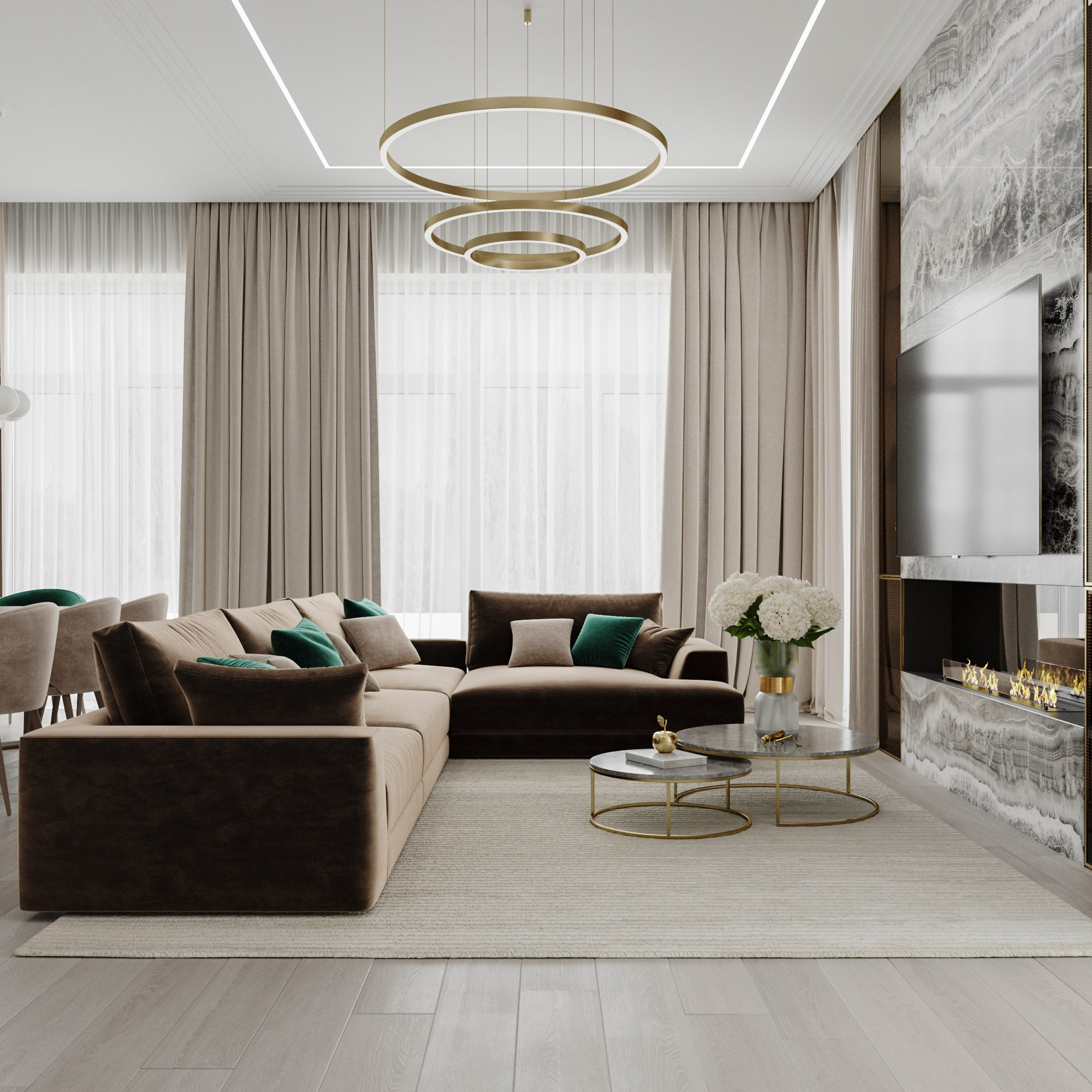 House 240 sq m. Профессиональный дизайнер интерьера