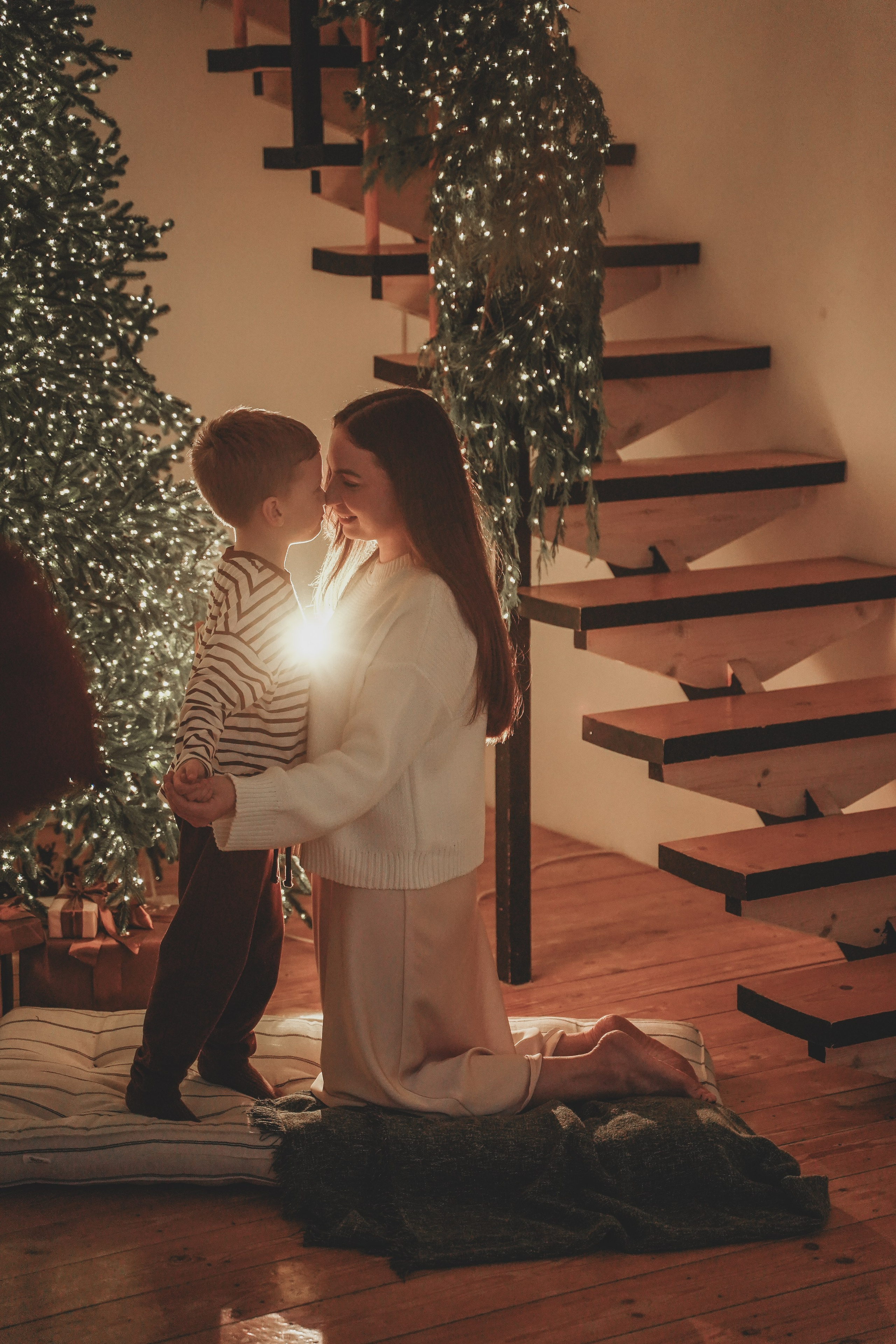 Новогодняя ночная фотосессия. Семейный и женский фотограф в Краснодаре Анастасия Приймак