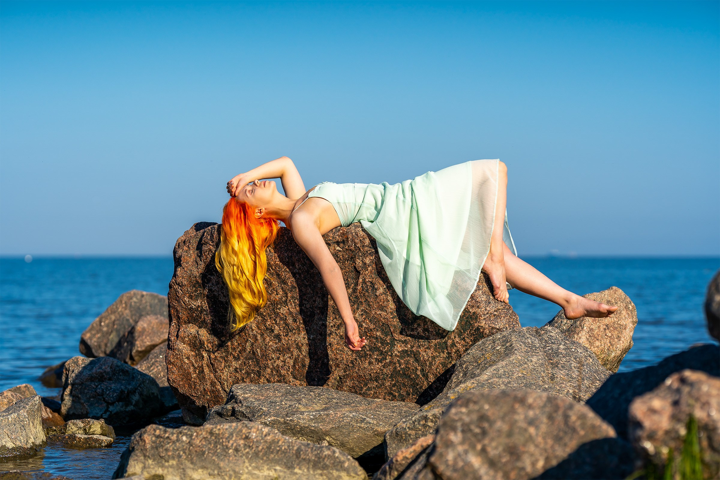 Настя Павлова. Залив. Портретный фотограф в Санкт-Петербурге Александр Быстрицкий