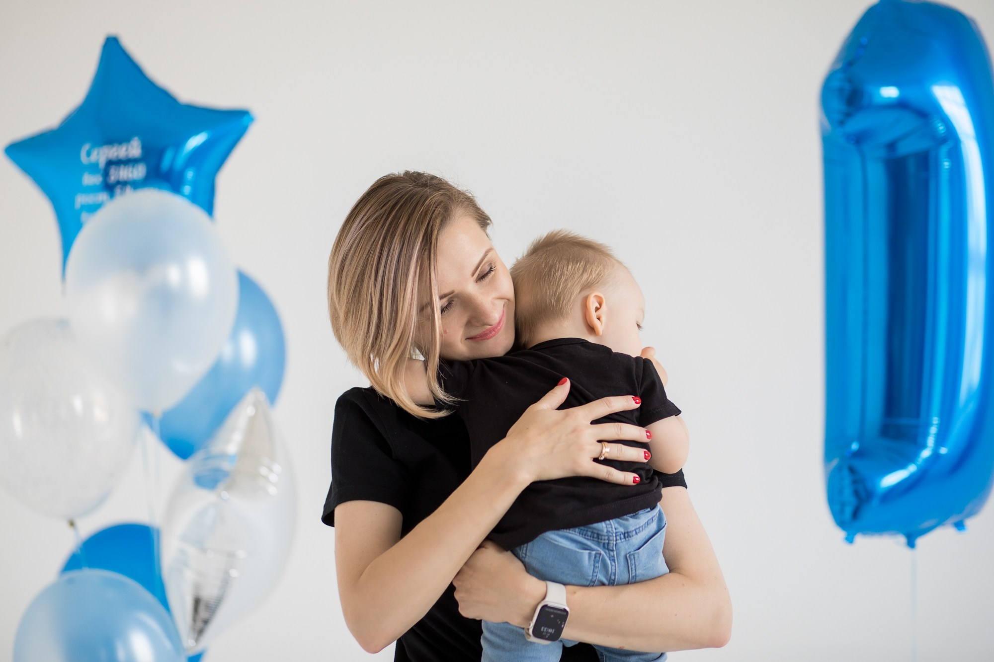 Первый годик в стиле минимализм. Фотограф на Крещение, Венчание в Москве Ирина Шамина