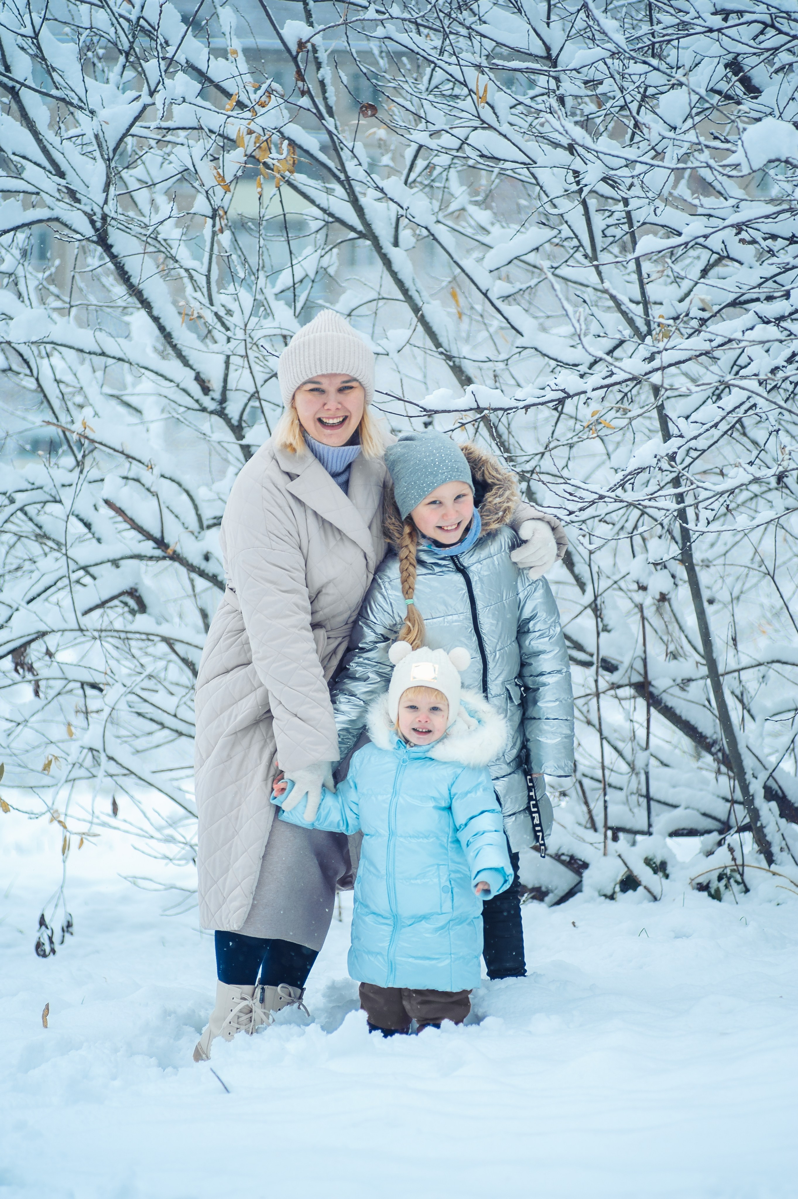Зимняя семейная фотосессия. Дмитрий Черяник свадебный и семейный фотограф