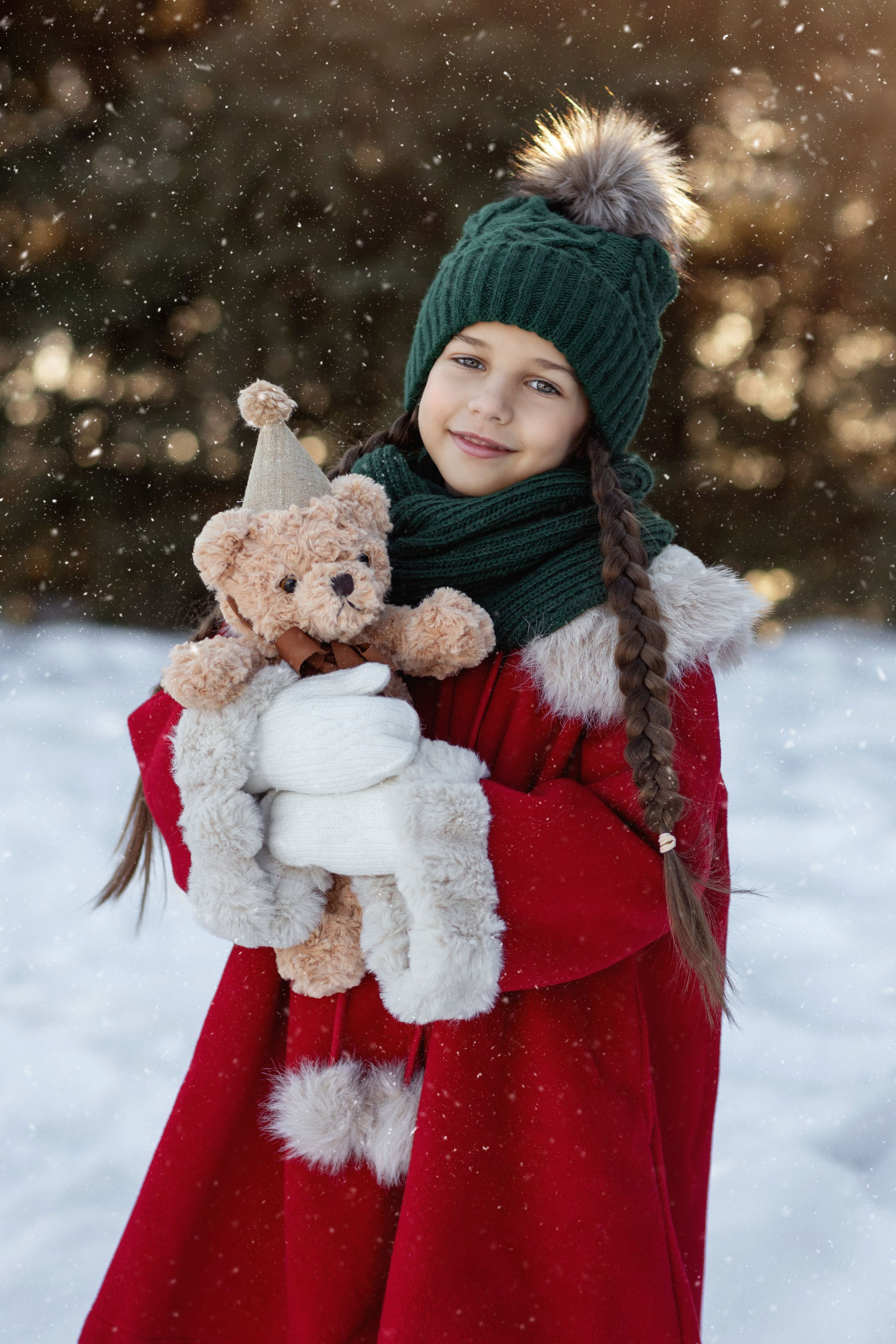Зимняя истории Дарины. Детский и семейный фотограф Елена Воропаева