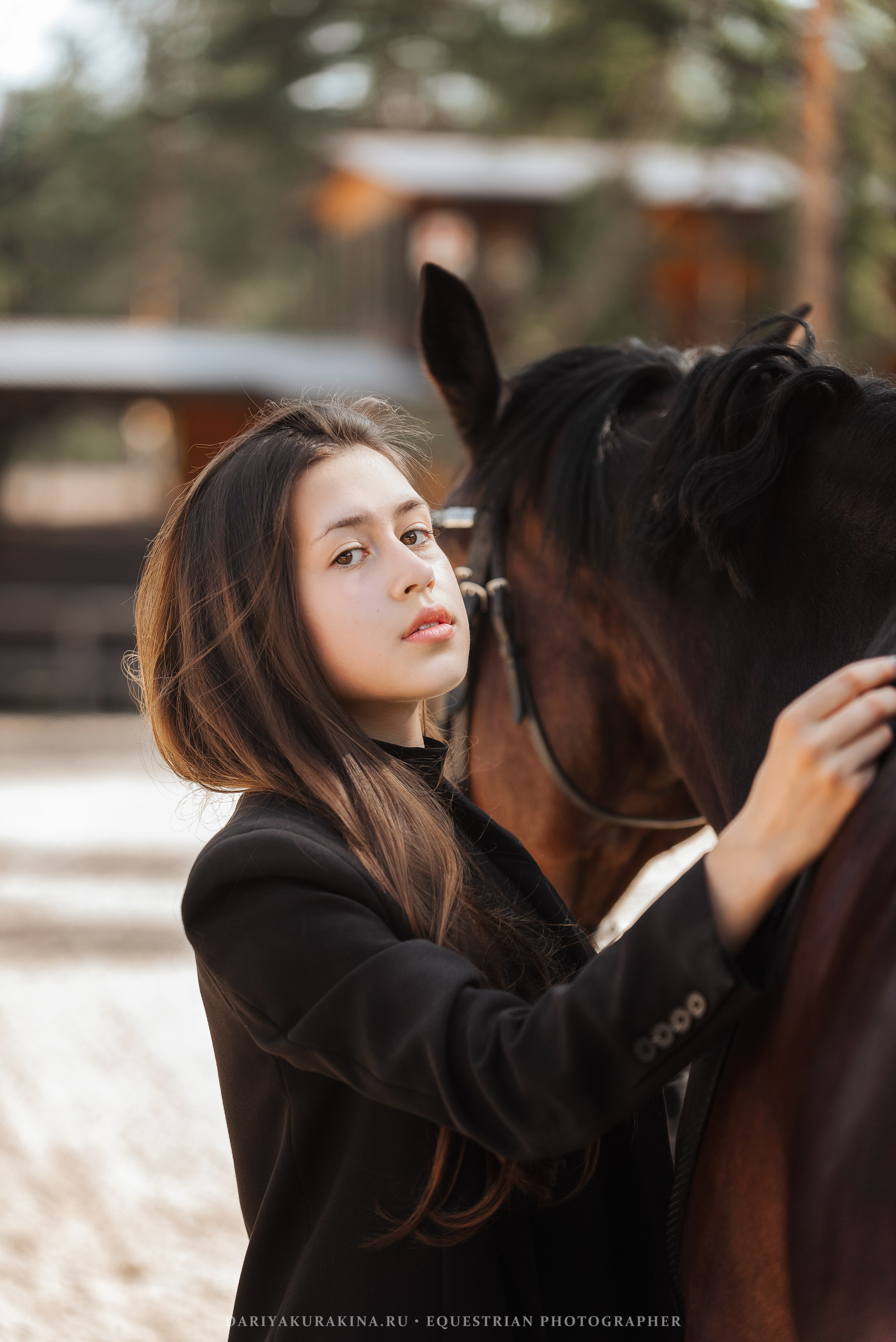 Полина и Заправа. Конный фотограф Куракина Дарья • Фотосессии с лошадьми