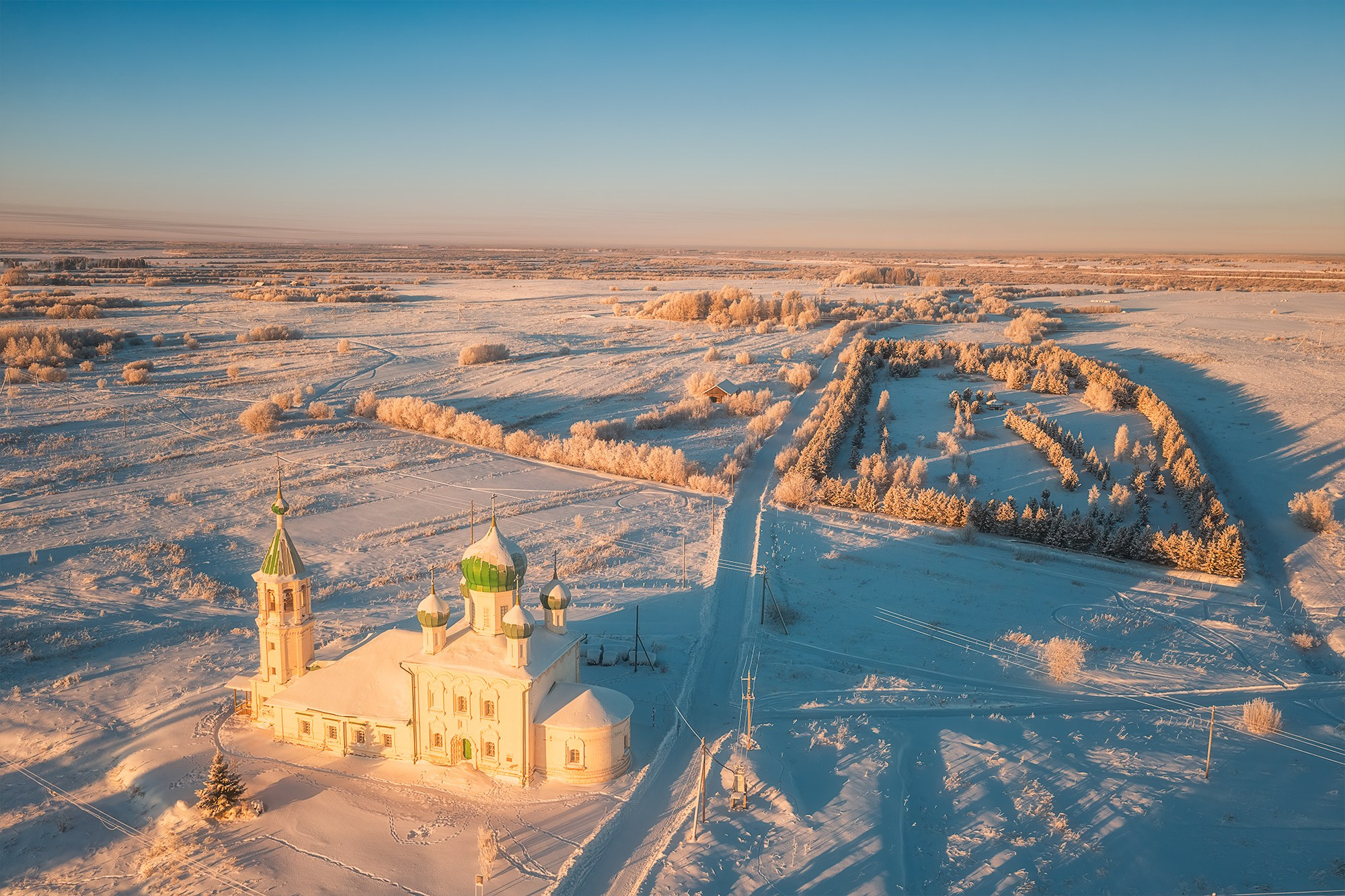 Пейзаж. Аэросъемка в Архангельске, Александр Ермолин