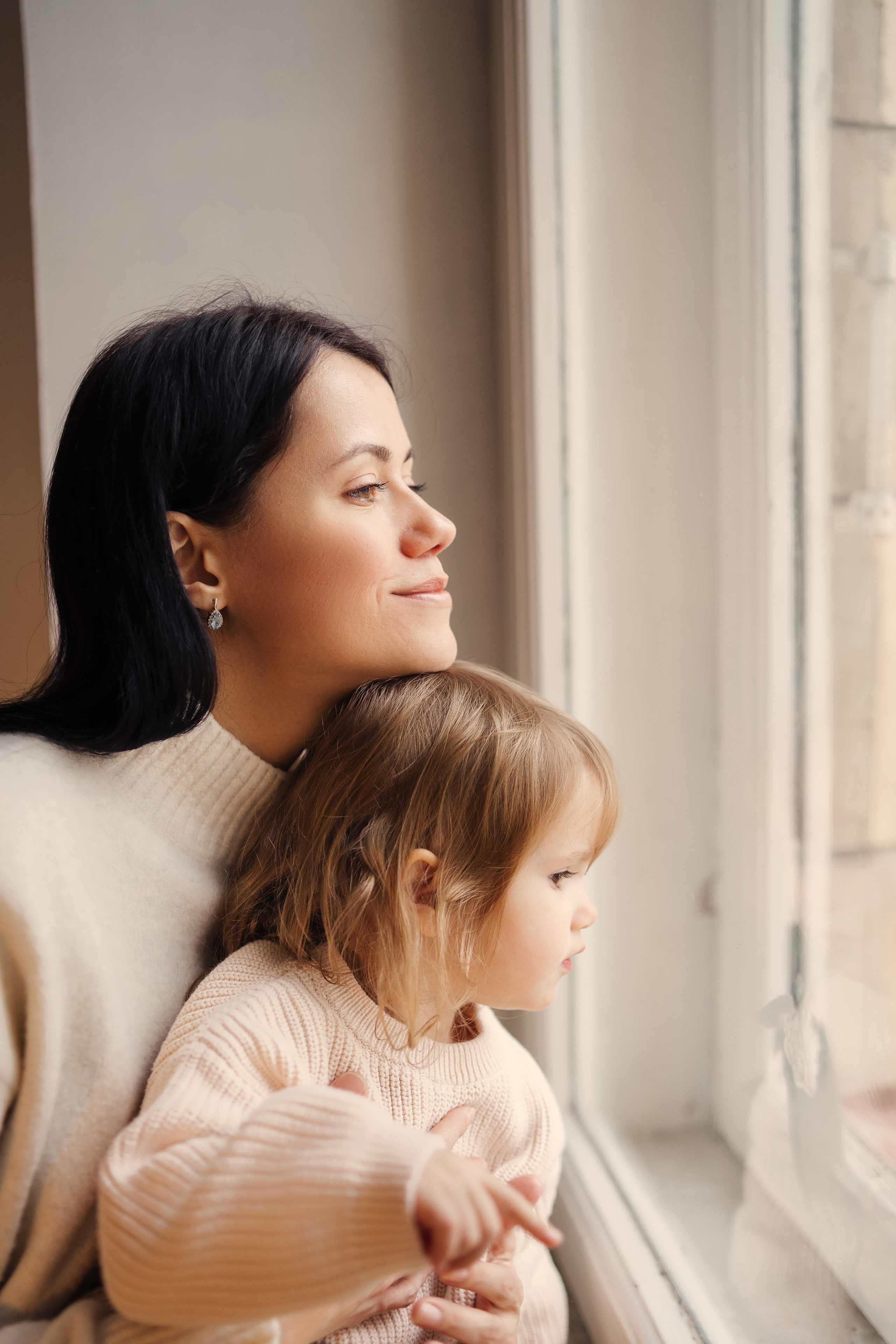 Домашняя фотосессия мама и дочка. Семейный фотограф в Москве Галина Гончар