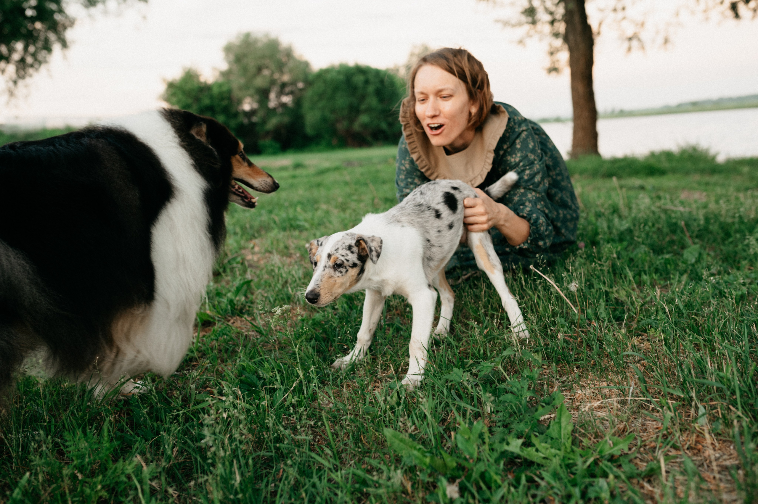 Таня и её пушистые друзья. Фотограф анималист в Москве Ольга Агушева
