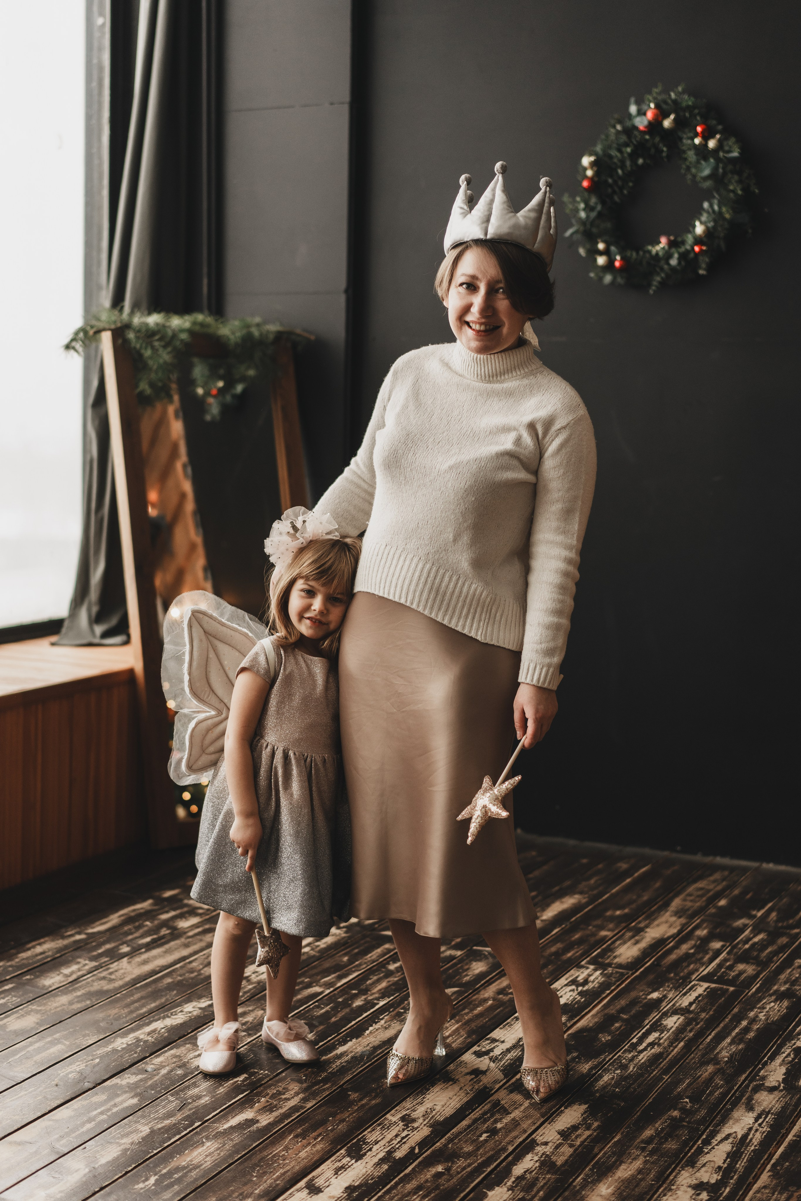 Лиза, Дима и малышка Даша в ожидании Нового года. Семейный и детский фотограф и видеограф в Москве, Серпухове и Тарусе Валерия Сорокина