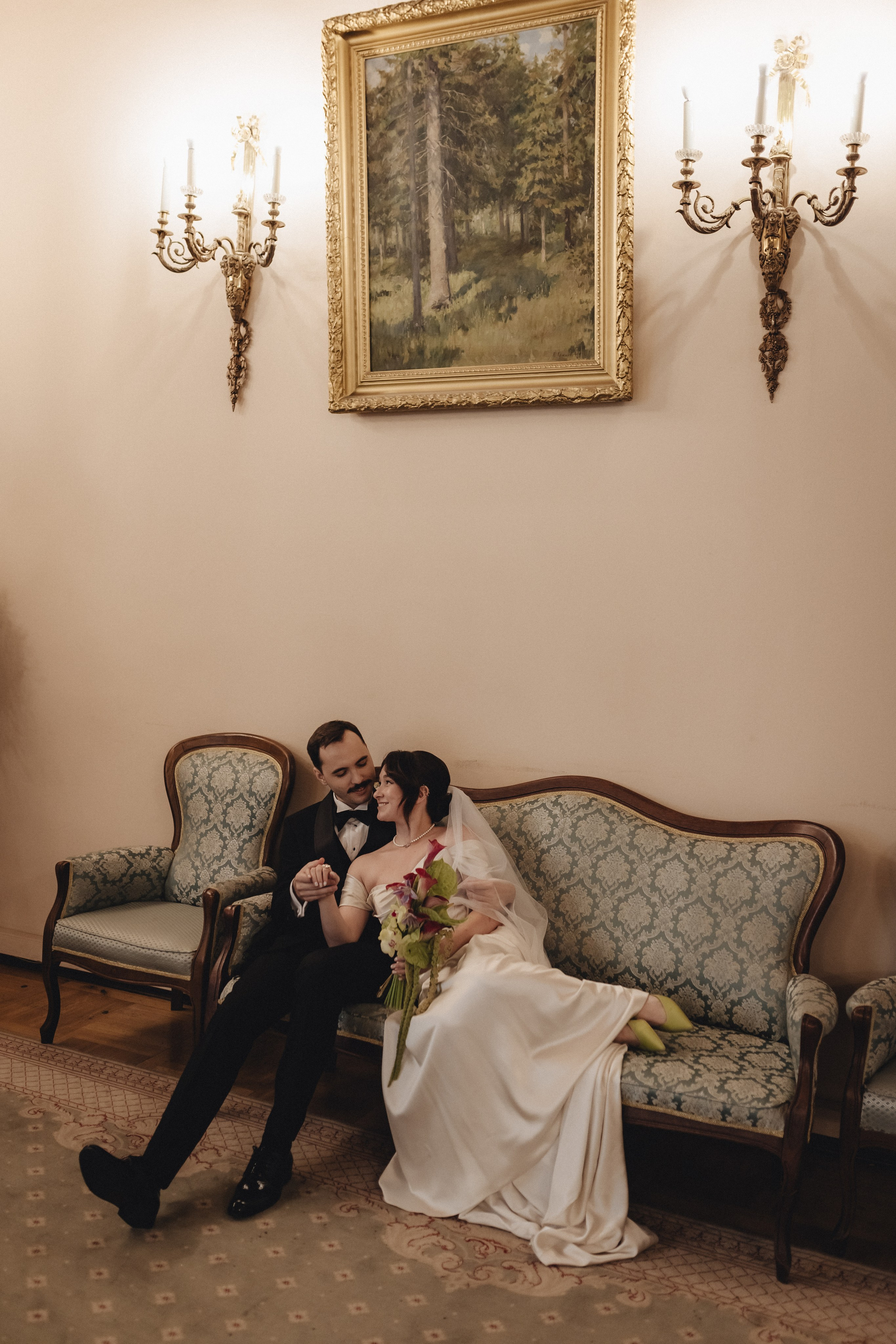 Моменты счастья (встреча в апартаментах, прогулка, Второй дворец и банкет). Фотограф Санкт-Петербург|СПБ|Питер Марина Медведева