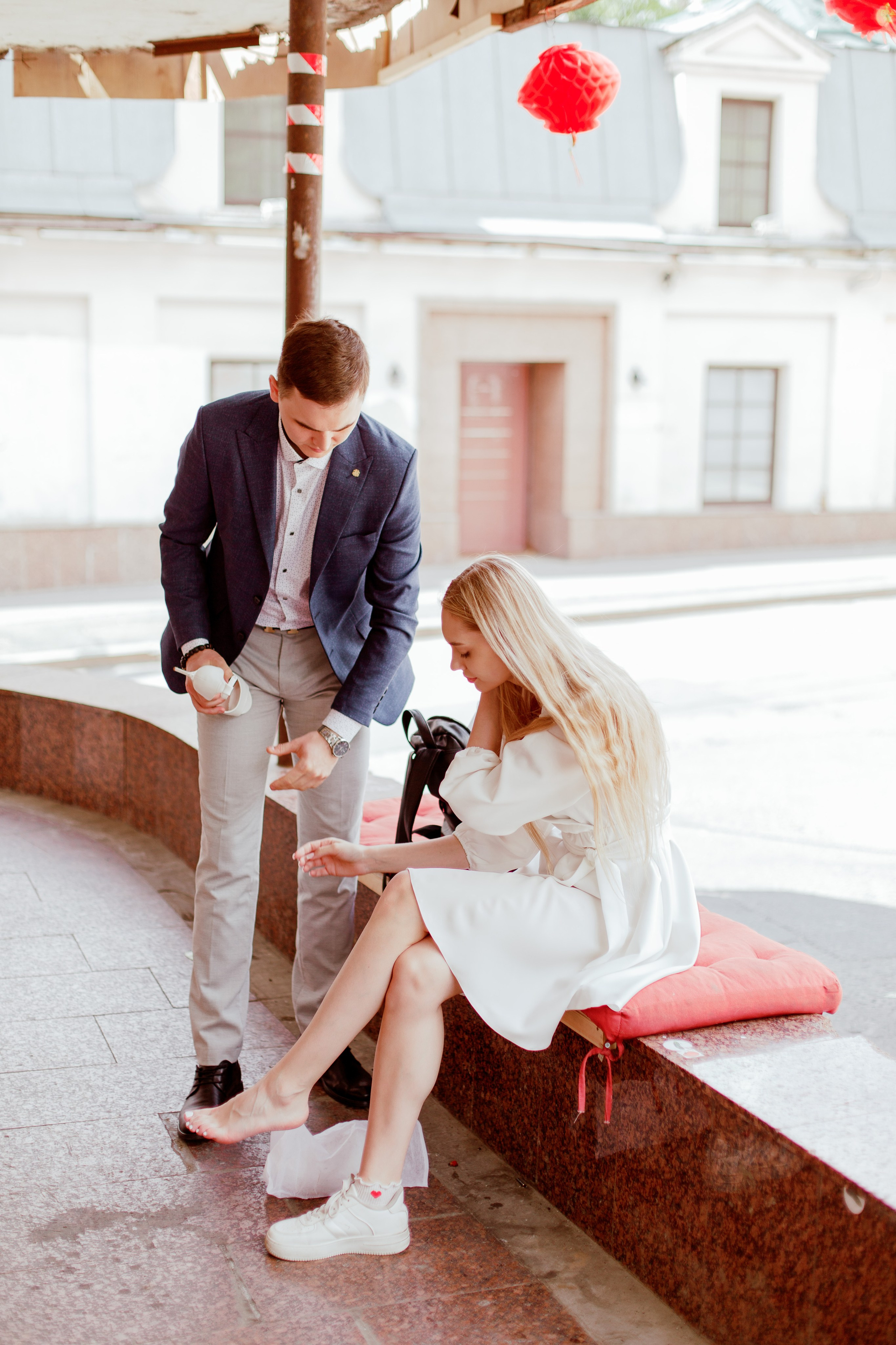 Свадебная прогулка в Москве по улочкам Китай-Города, фотограф на Свадьбу