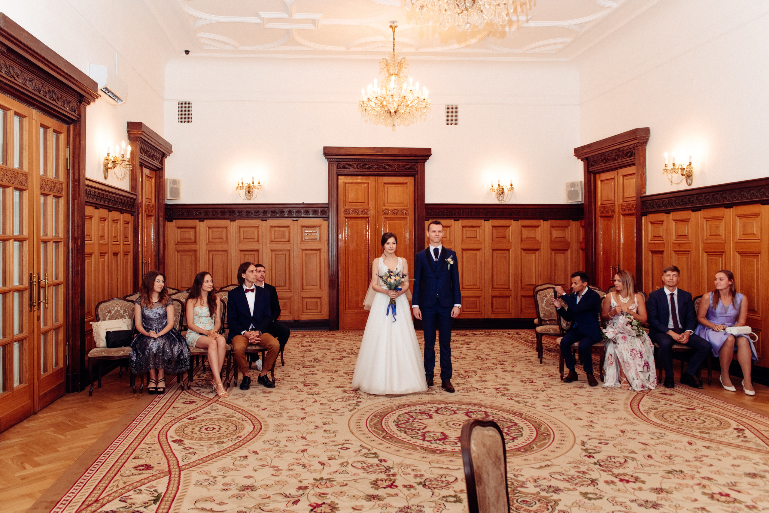 Валерия и Максим (Грибое́довский ЗАГС (Дворец бракосочетания № 1)). Фотограф Москва