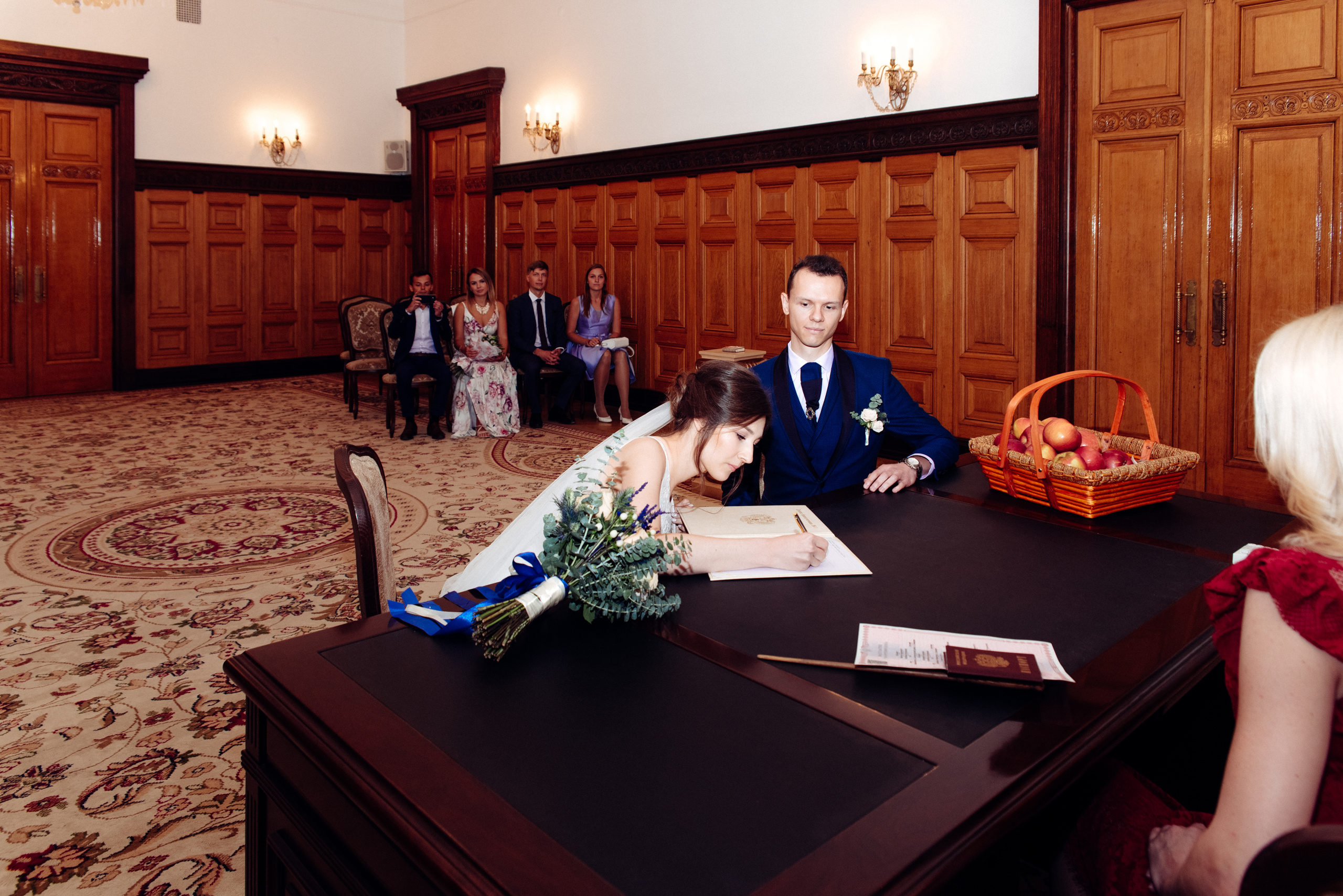 Валерия и Максим (Грибое́довский ЗАГС (Дворец бракосочетания № 1)). Фотограф Москва