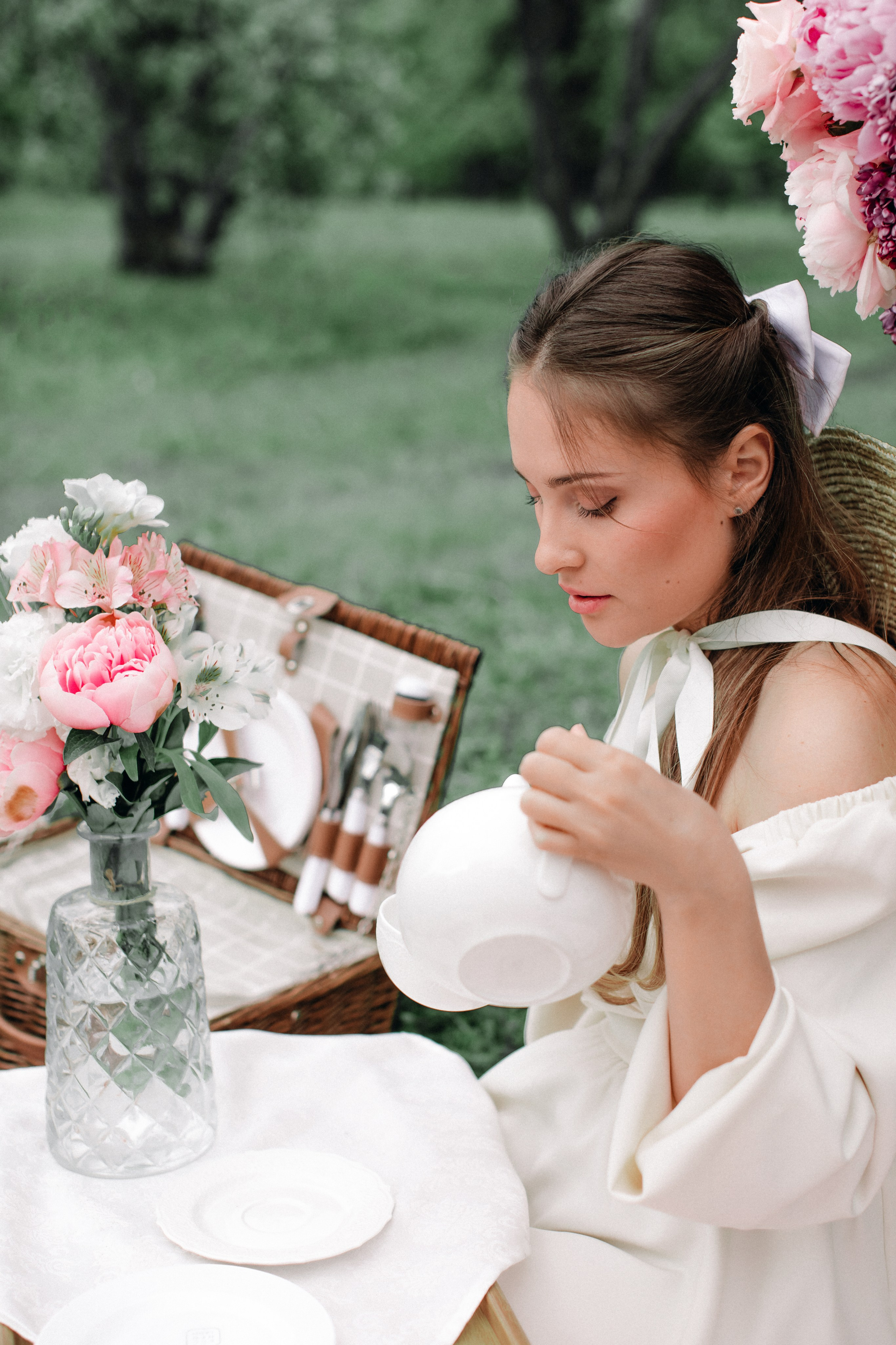 Юлия. Цветущий сад. Фотограф в Москве Ольга Сатони