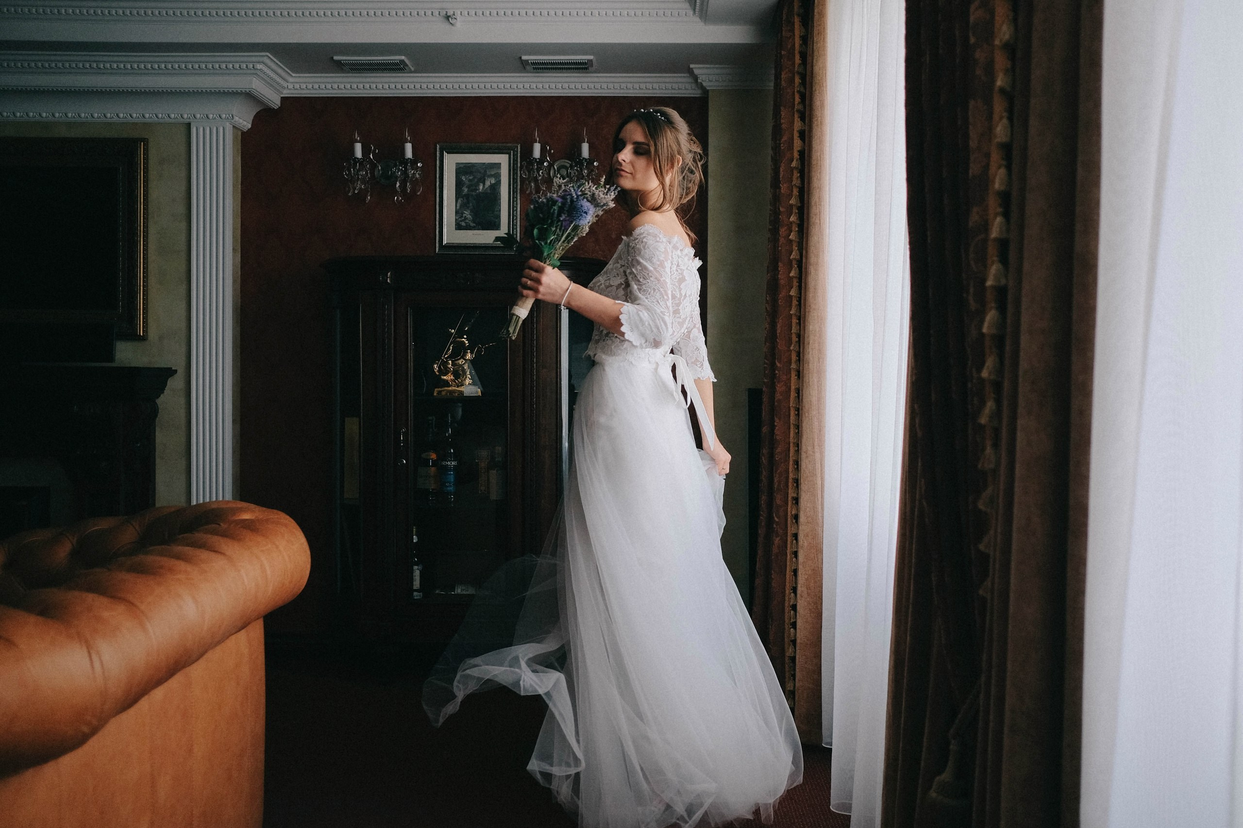 Образ невесты в свадебном платье, фотограф Новосибирск