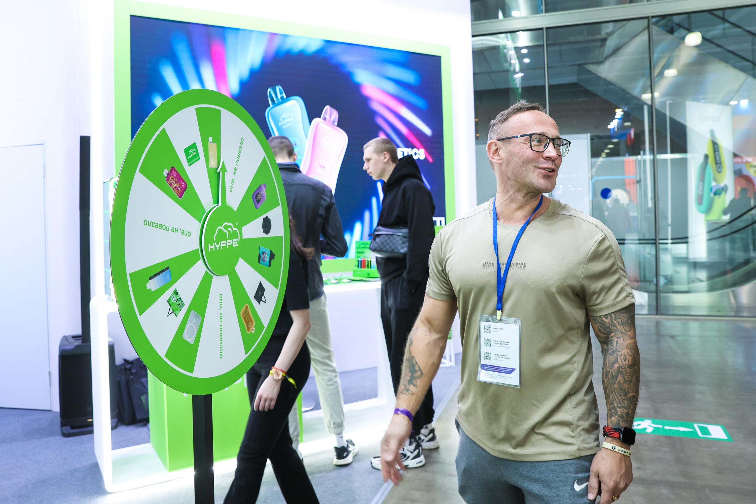 Стенд Hyppe на Vape Club Show. Фотограф Дарья Попова
