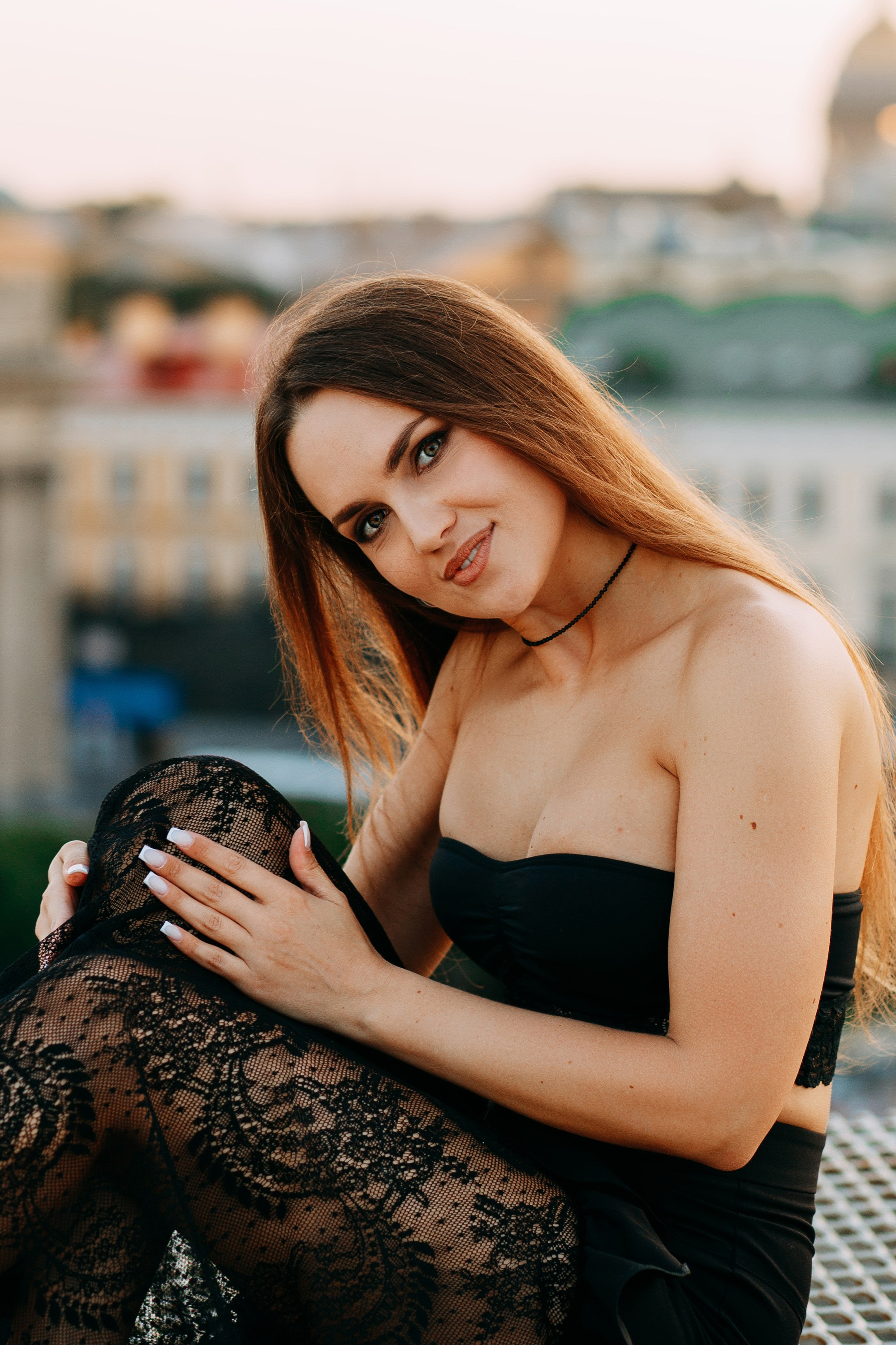 Крыша у Казанского и Зингера. Фотограф в Санкт-Петербурге Alina Film