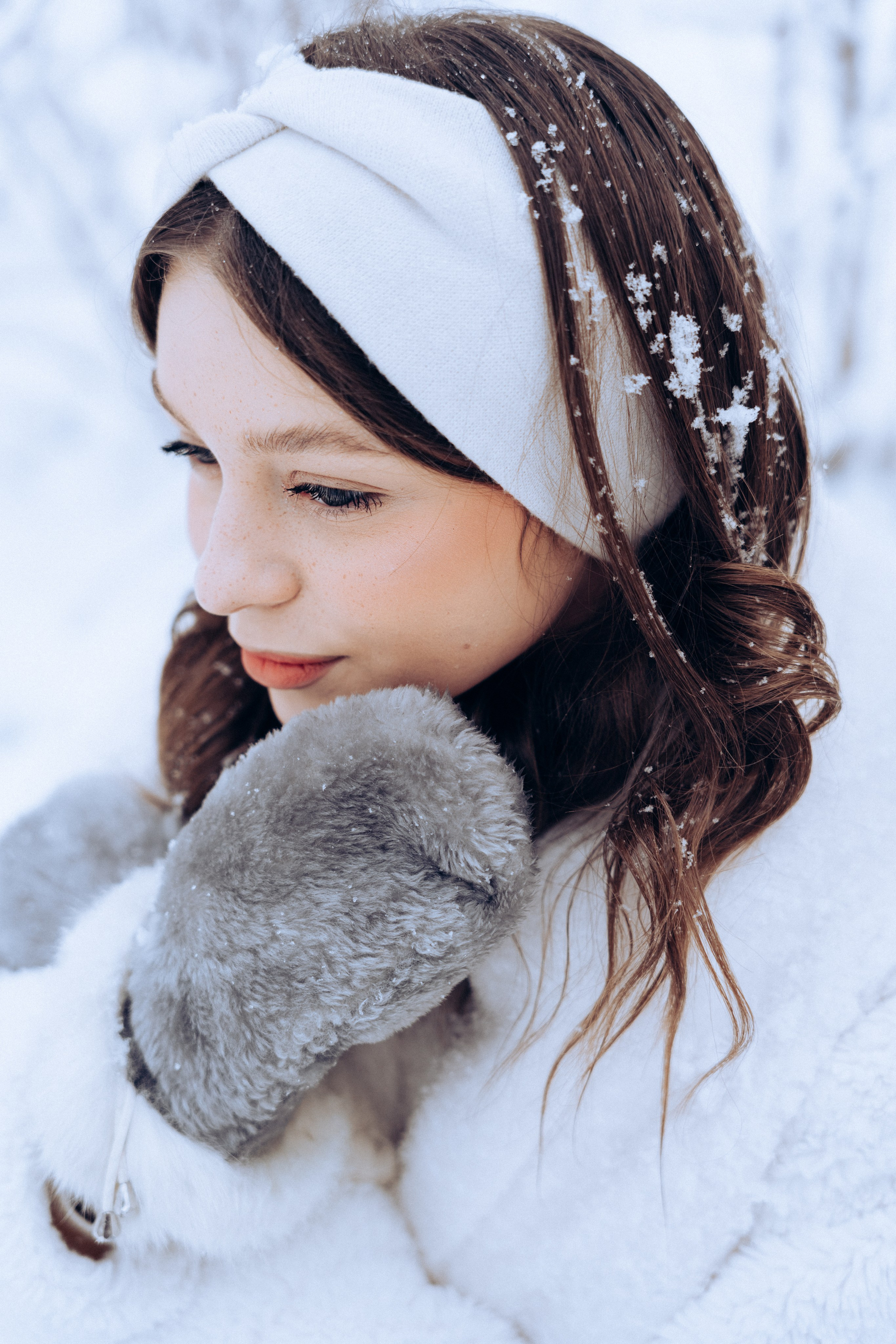Ксения | Снежная зима. Портретный свадебный фотограф Крым | Евгения Щитенко