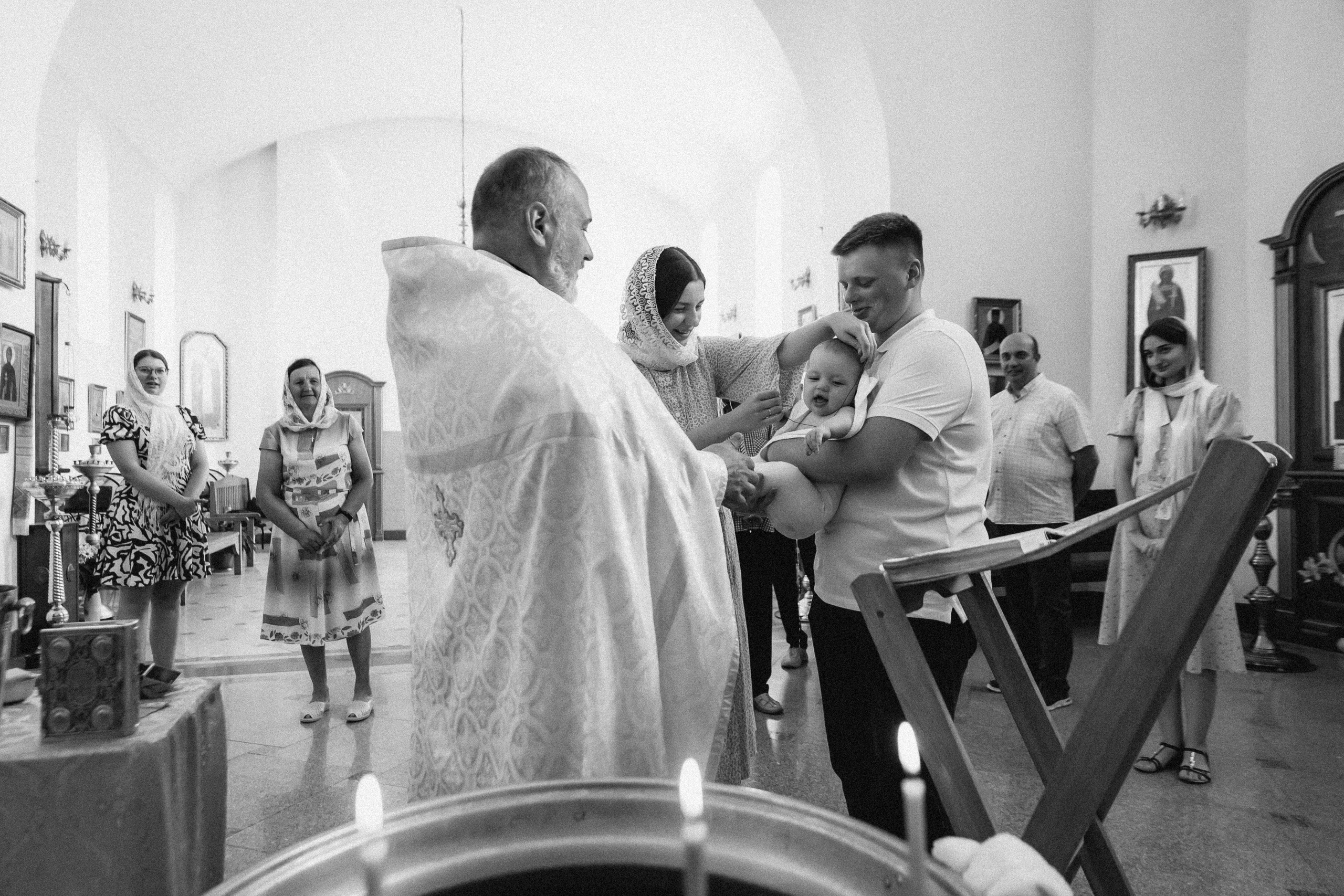 Крещение Роберта. Семейный фотограф Минск Усова Ольга