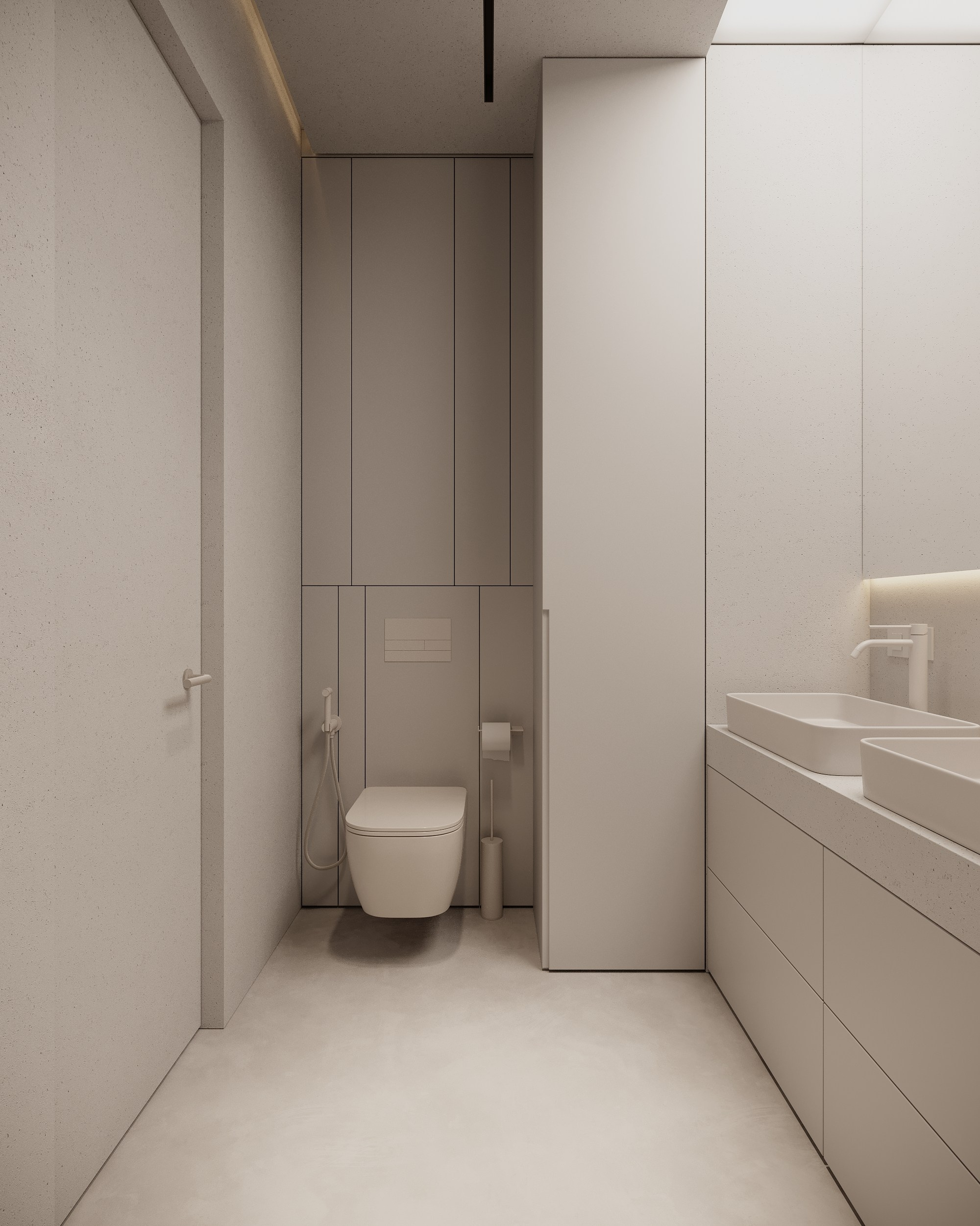 Монохромный интерьер просторной квартиры в Москве. Дизайн интерьера Санкт-Петербург | Москва | Калининград