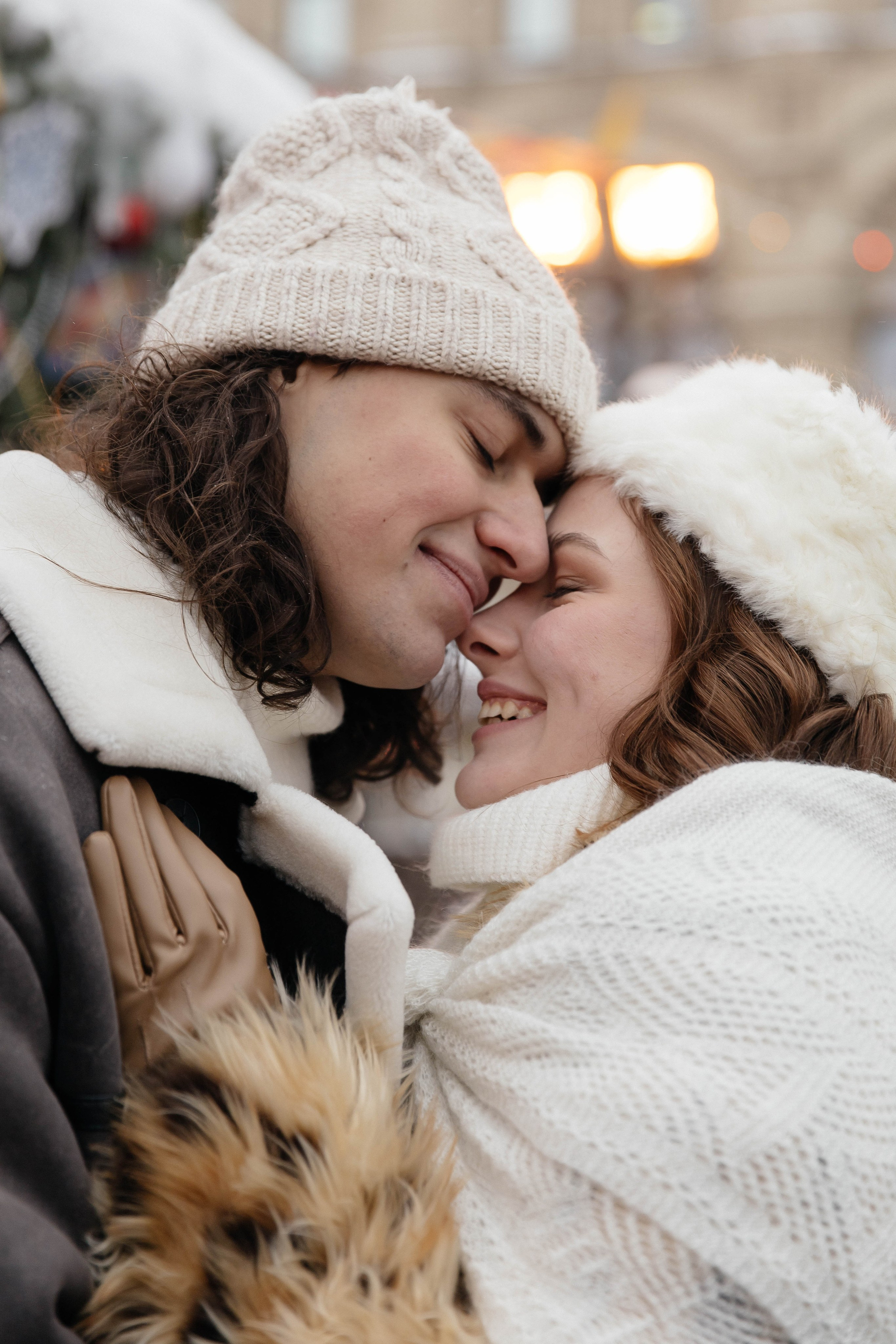 Зимняя история любви. Фотограф индивидуальных женских портретов и LOVEstory в Москве