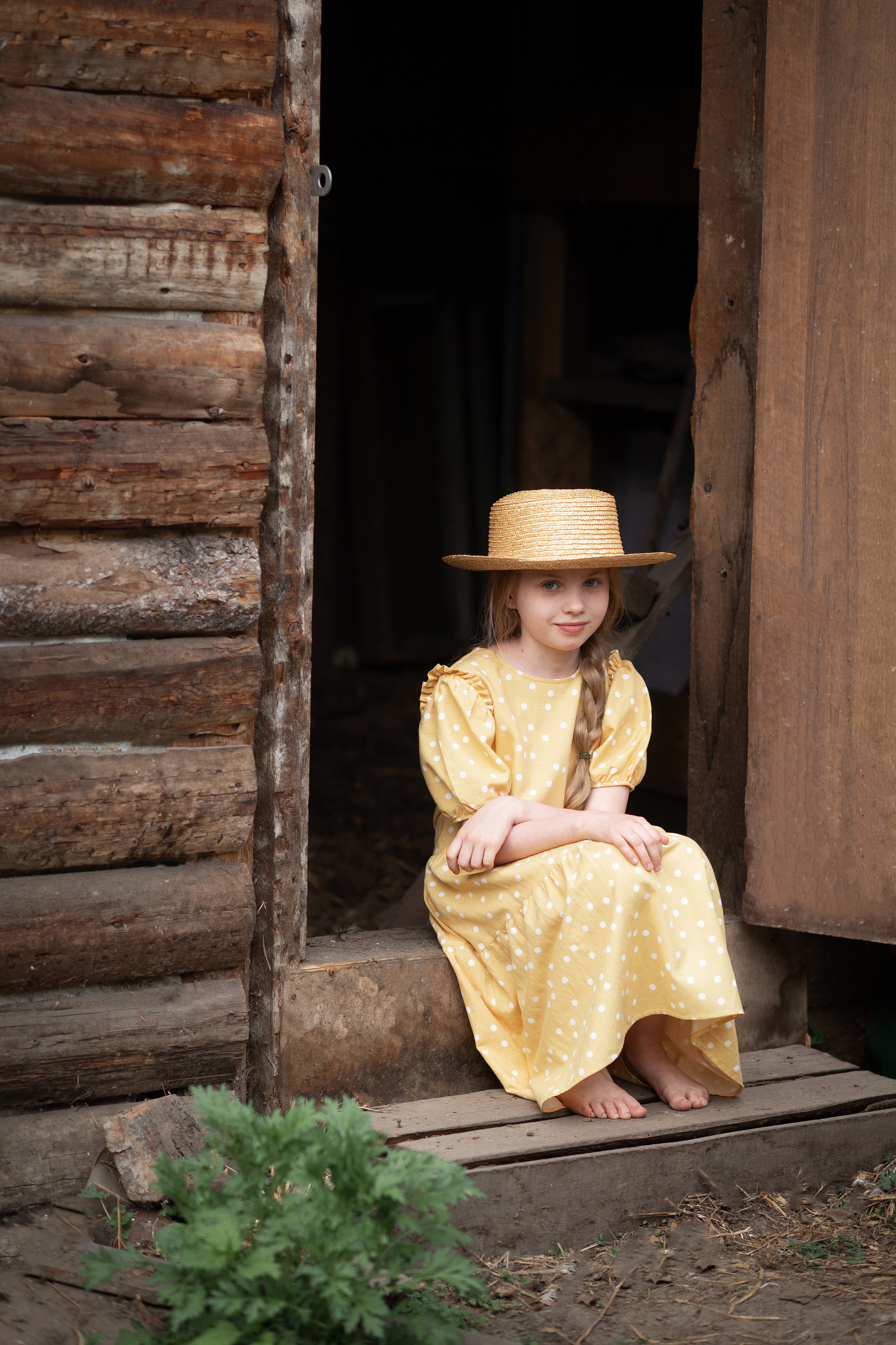 Дарина в гостях у бабушки. Семейный фотограф в Красноярске Надежда Кошелева