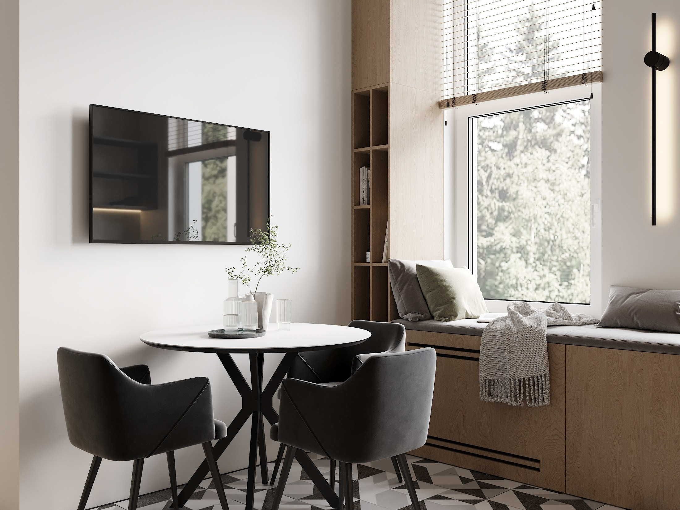 ЖК Sedanka Hills 46.0 кв.м. Дизайнер интерьера и 3D визуализатор Ванчугова Ольга