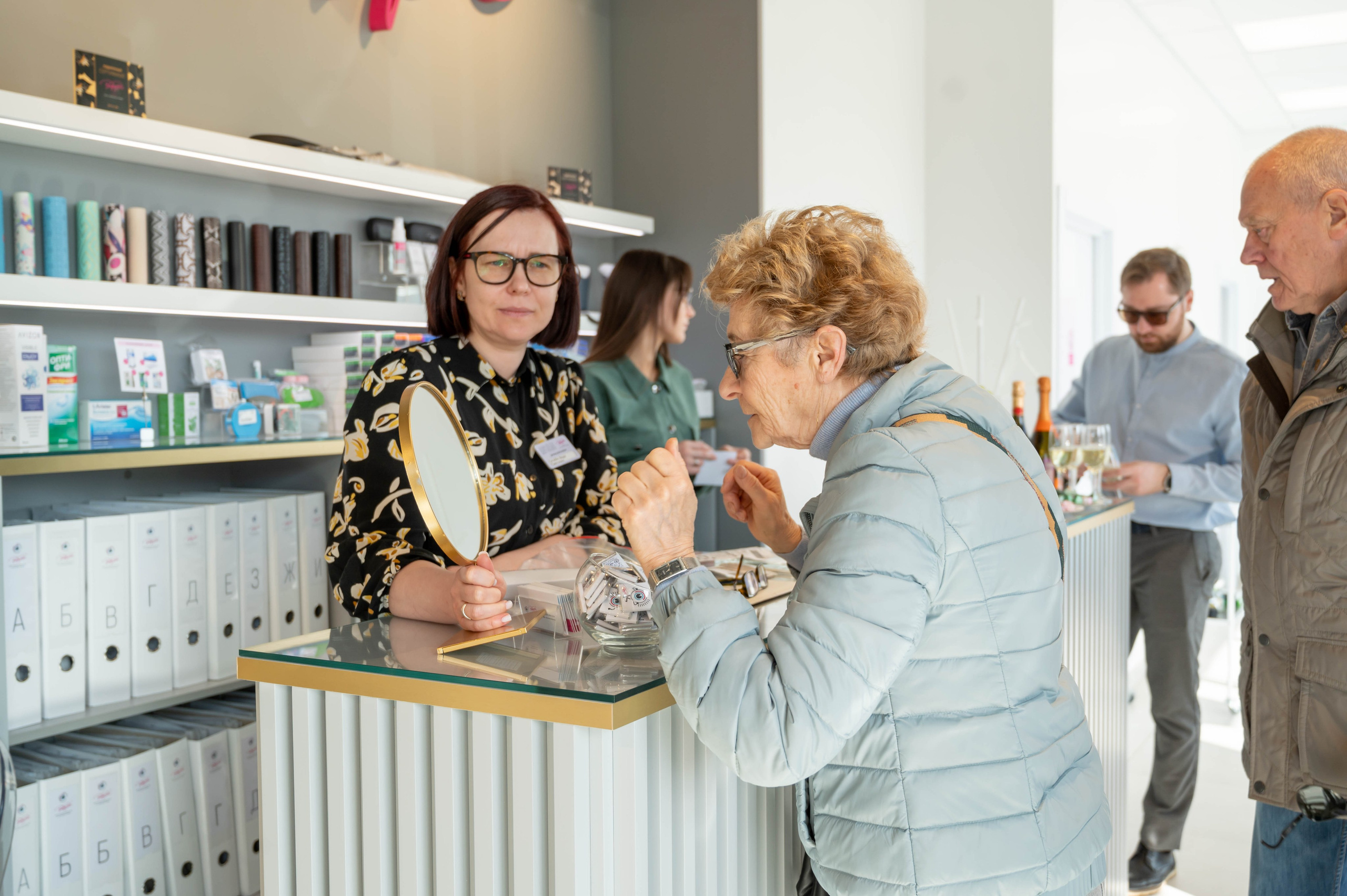 Съёмка открытия оптики