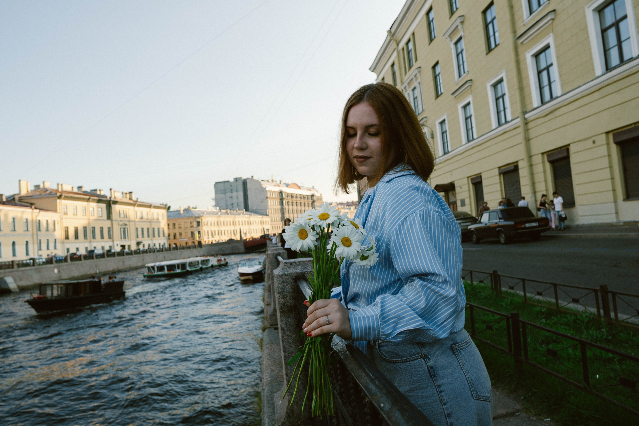 Виктория, ромашки и летний закат. Фотограф в Санкт-Петербурге Головина Анастасия