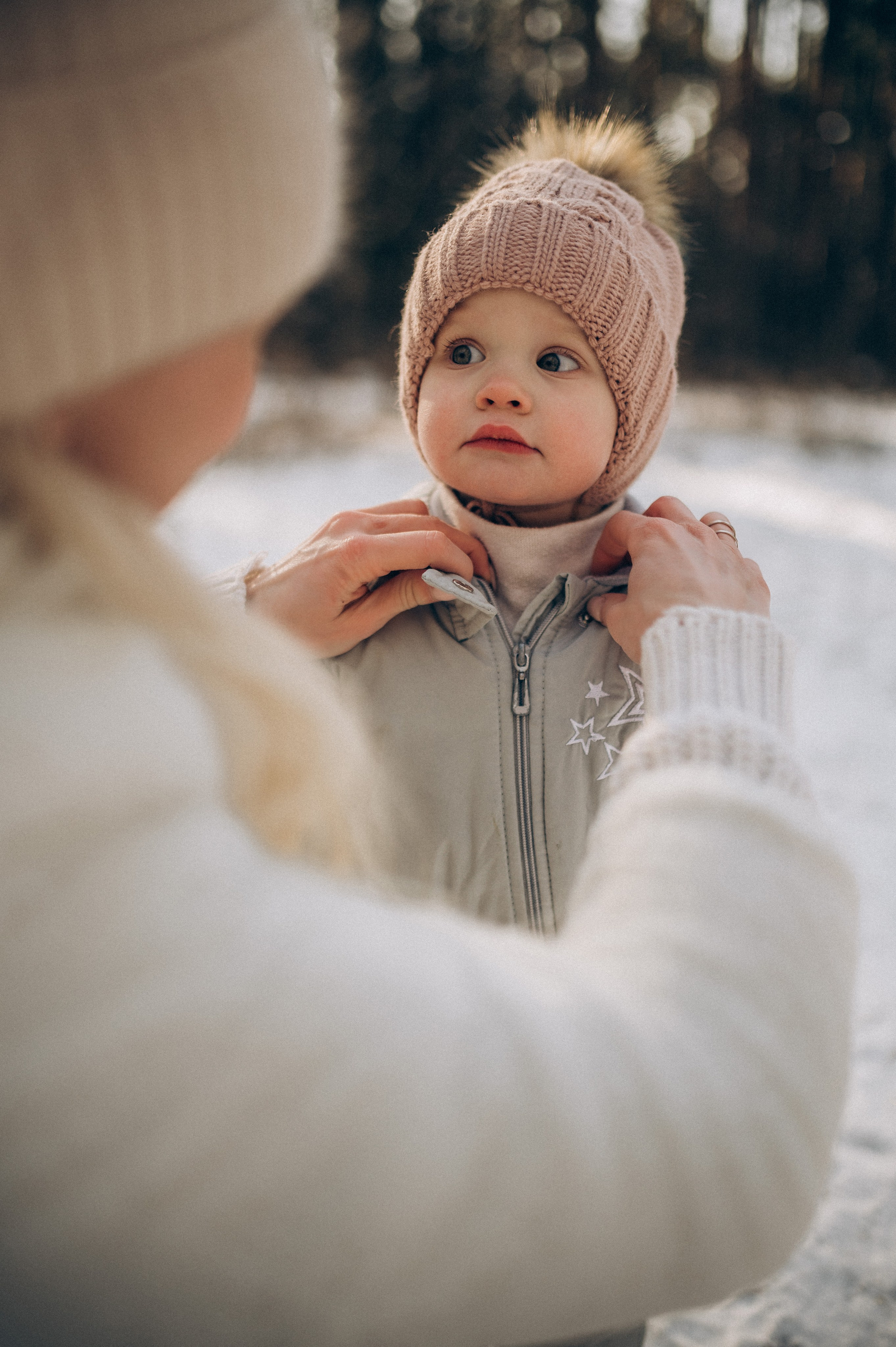 Зимняя фотосессия в лесу. Семейный фотограф в Домодедово и Москве Елена Пичугина