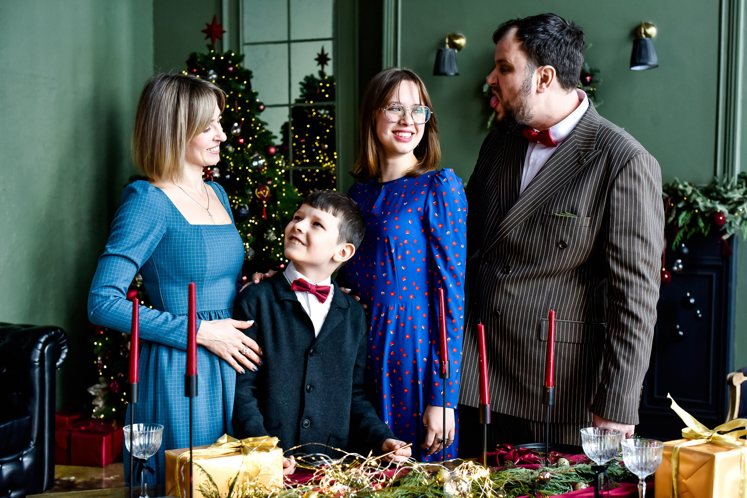 Дружная семья Настеньки