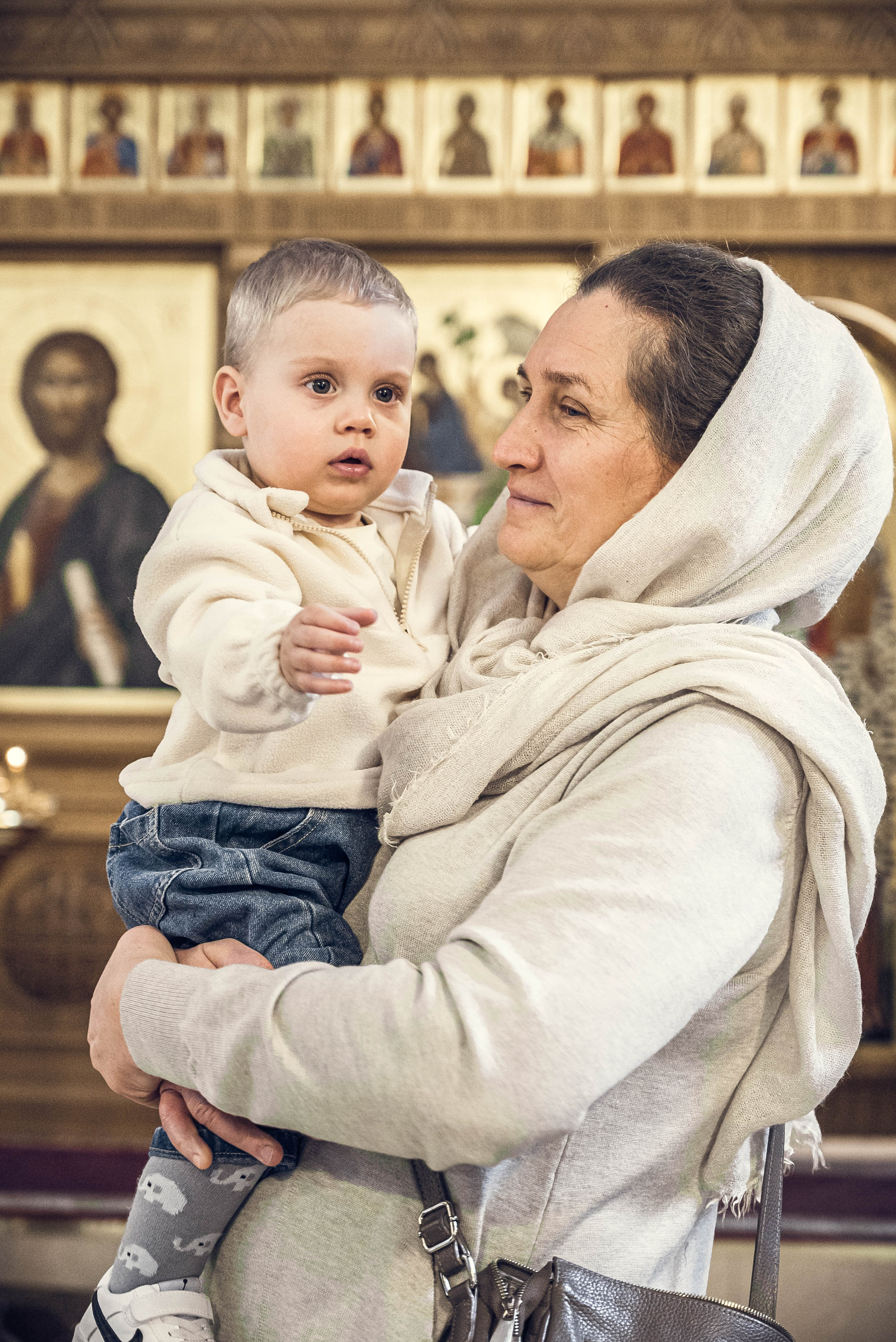 Крещение Мирона. Семейный и детский фотограф Москва