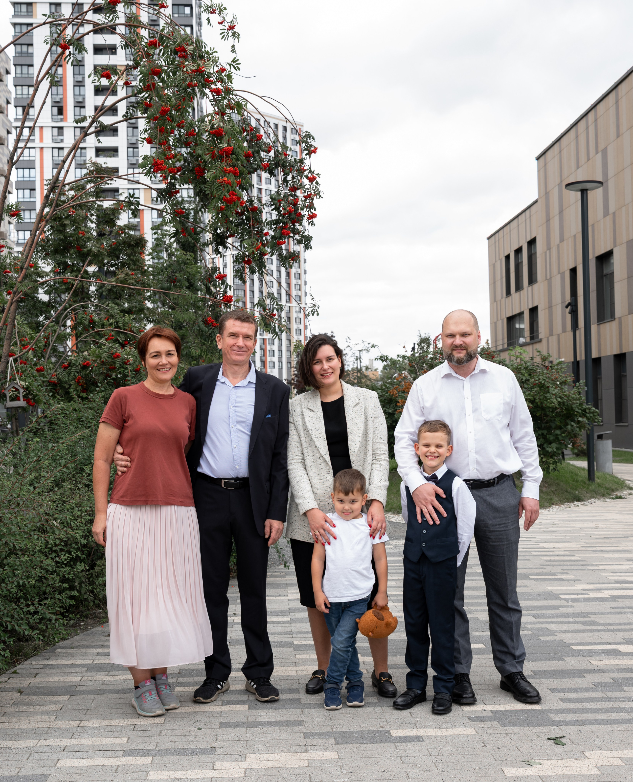 Катерина с семьей. Портретный, семейный фотограф Марина Моисеева