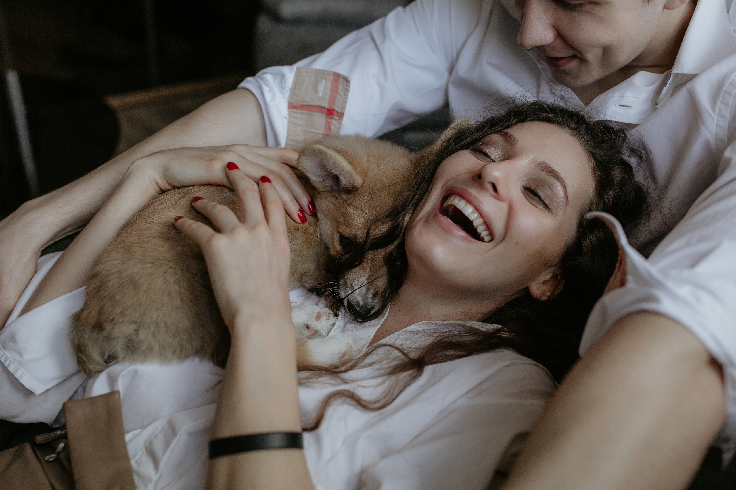 Егор и Лена + малыш Шелби. Свадебный фотограф Кирьянов Максим. Фотографирую в Москве, Коломне, Со