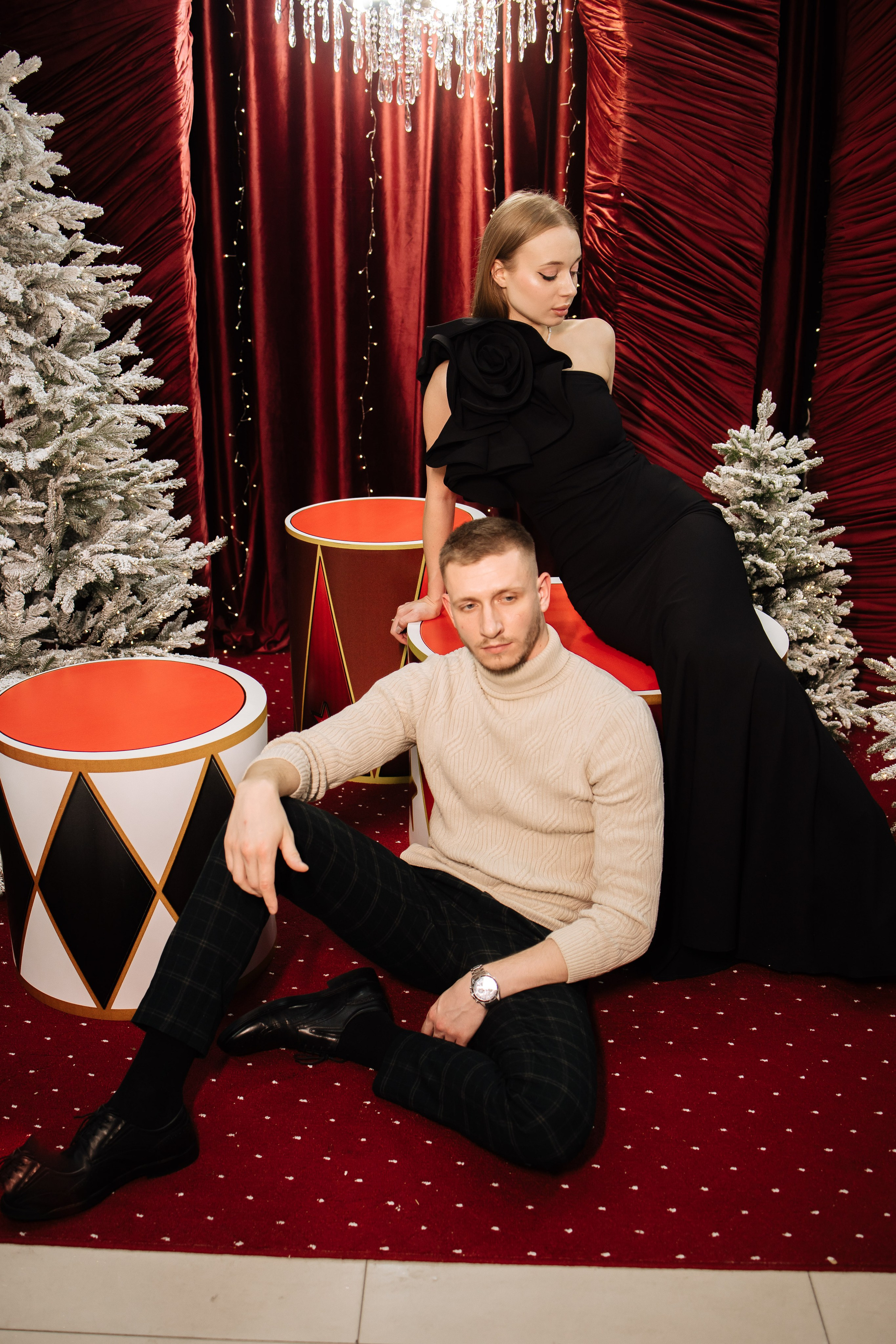 Зима. Профессиональный фотограф и видеооператор