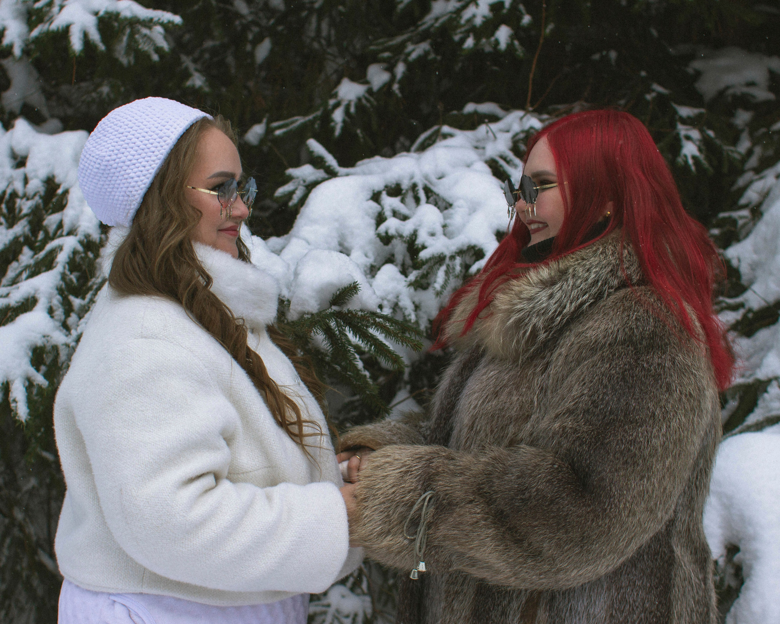 Зимняя фотосессия для мамы и дочки в Нижнем Новгороде