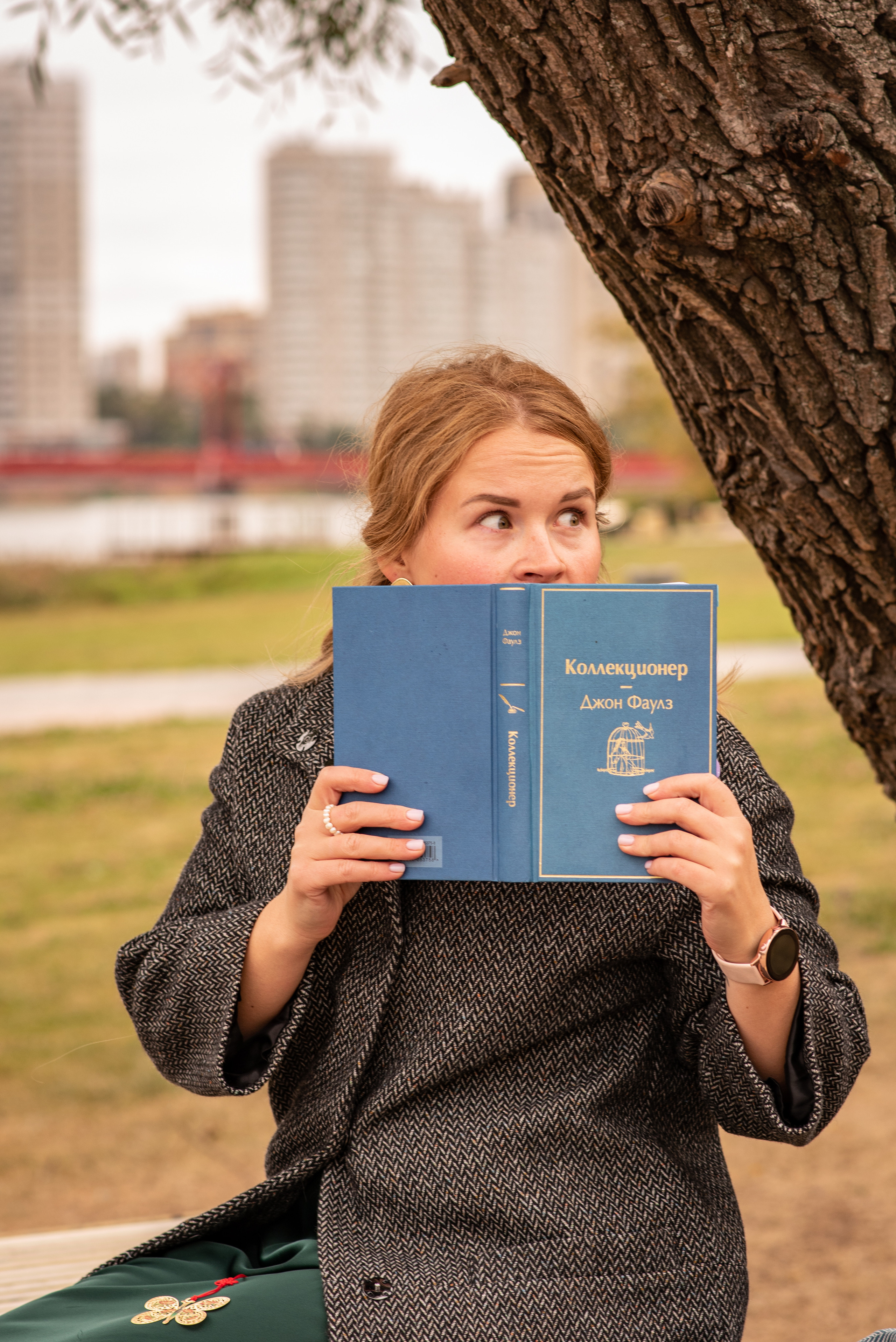 Прогулка в сочетании с чтением книг. Анна Боровикова, фотограф Пушкино